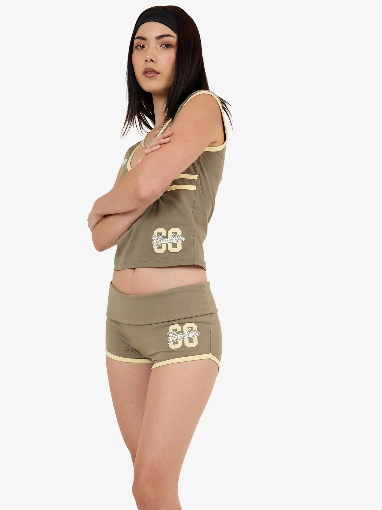 Major League Booty Shorts - Kelp - Image 7