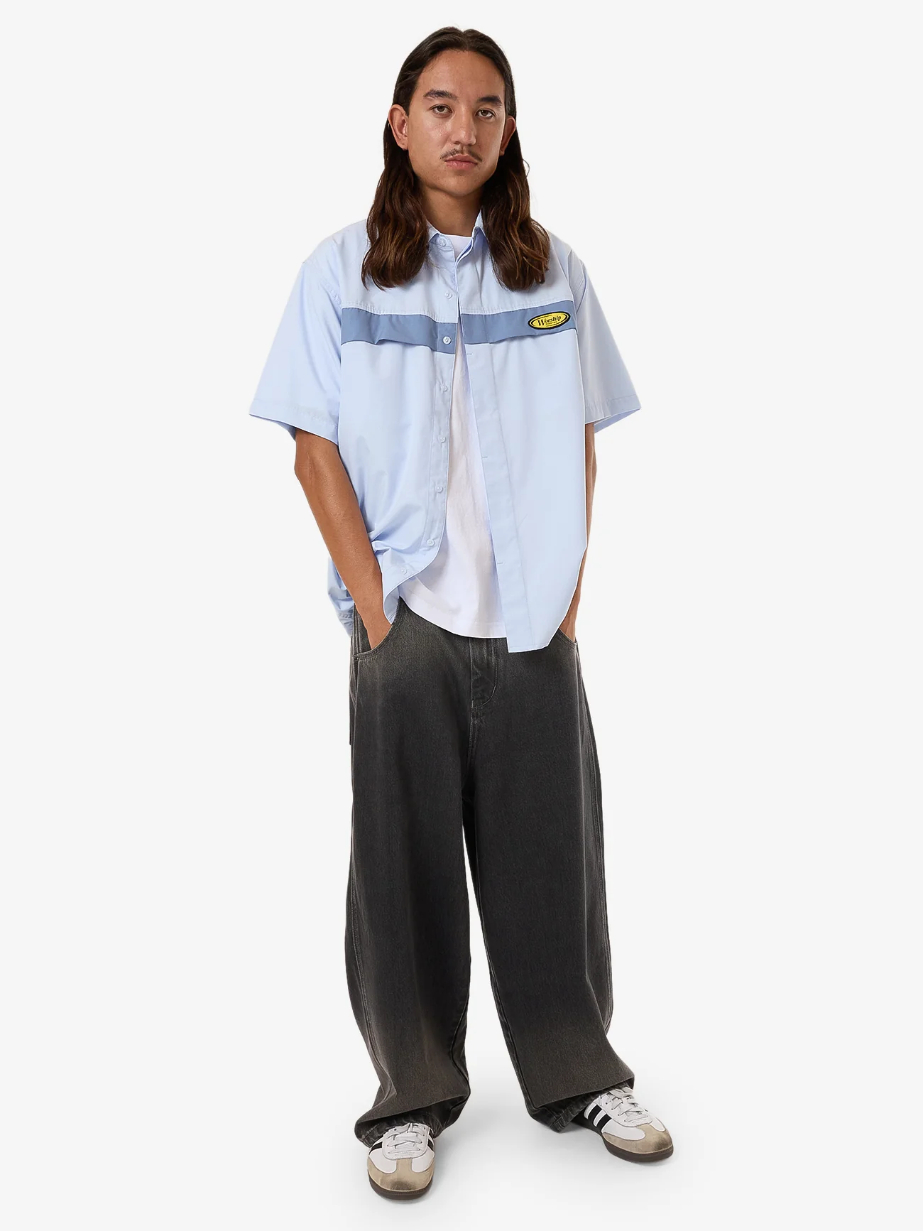 Mania Short Sleeve Shirt - Ice Melt - Image 6