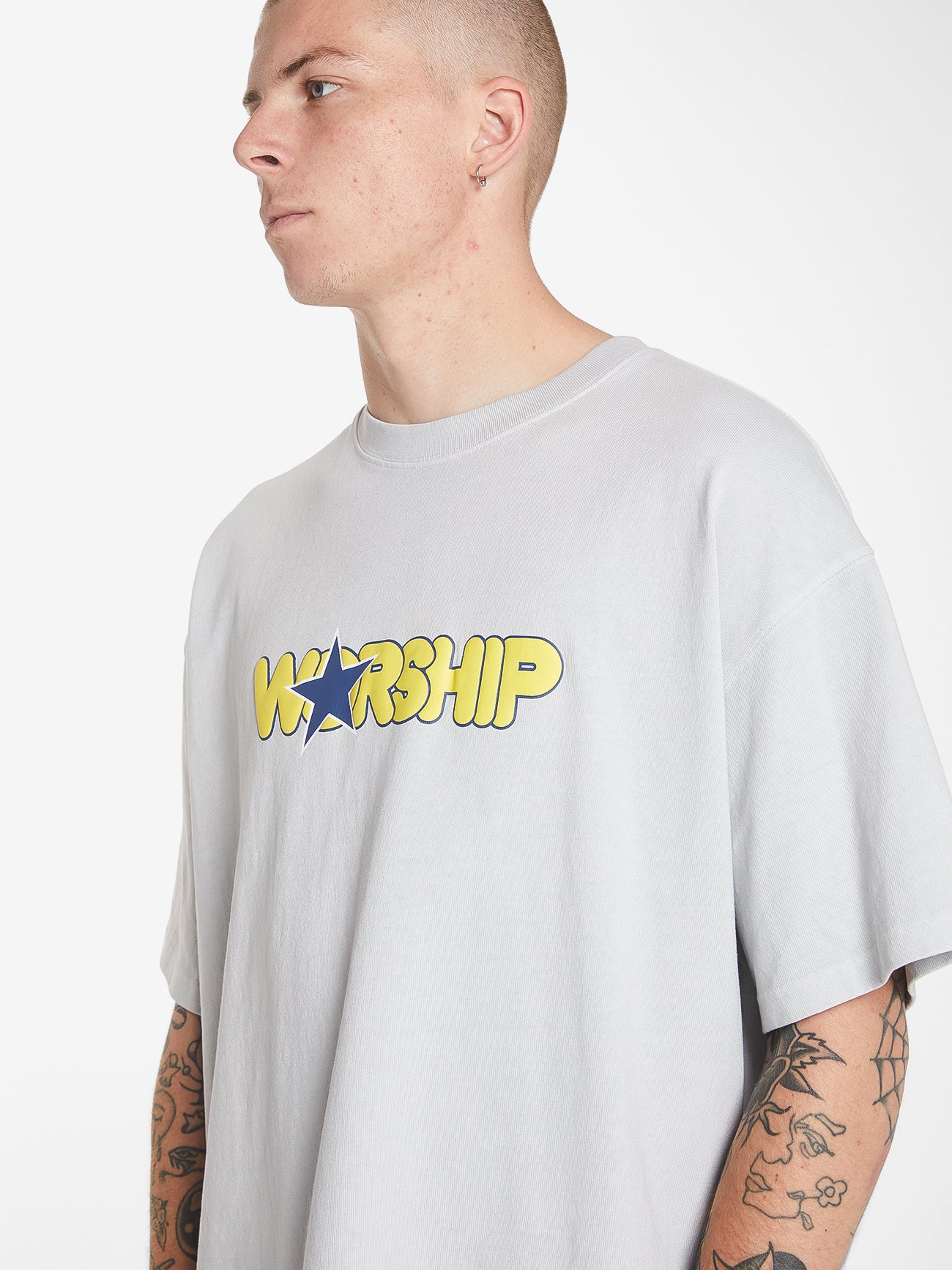 Margarine Oversize Tee - Vapour Gray - Image 2