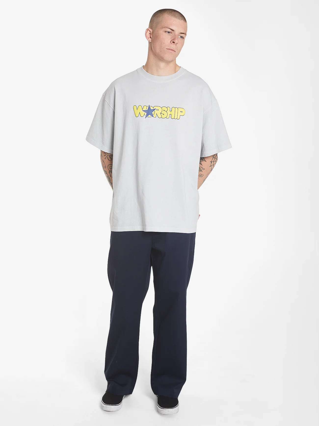 Margarine Oversize Tee - Vapour Gray - Image 4