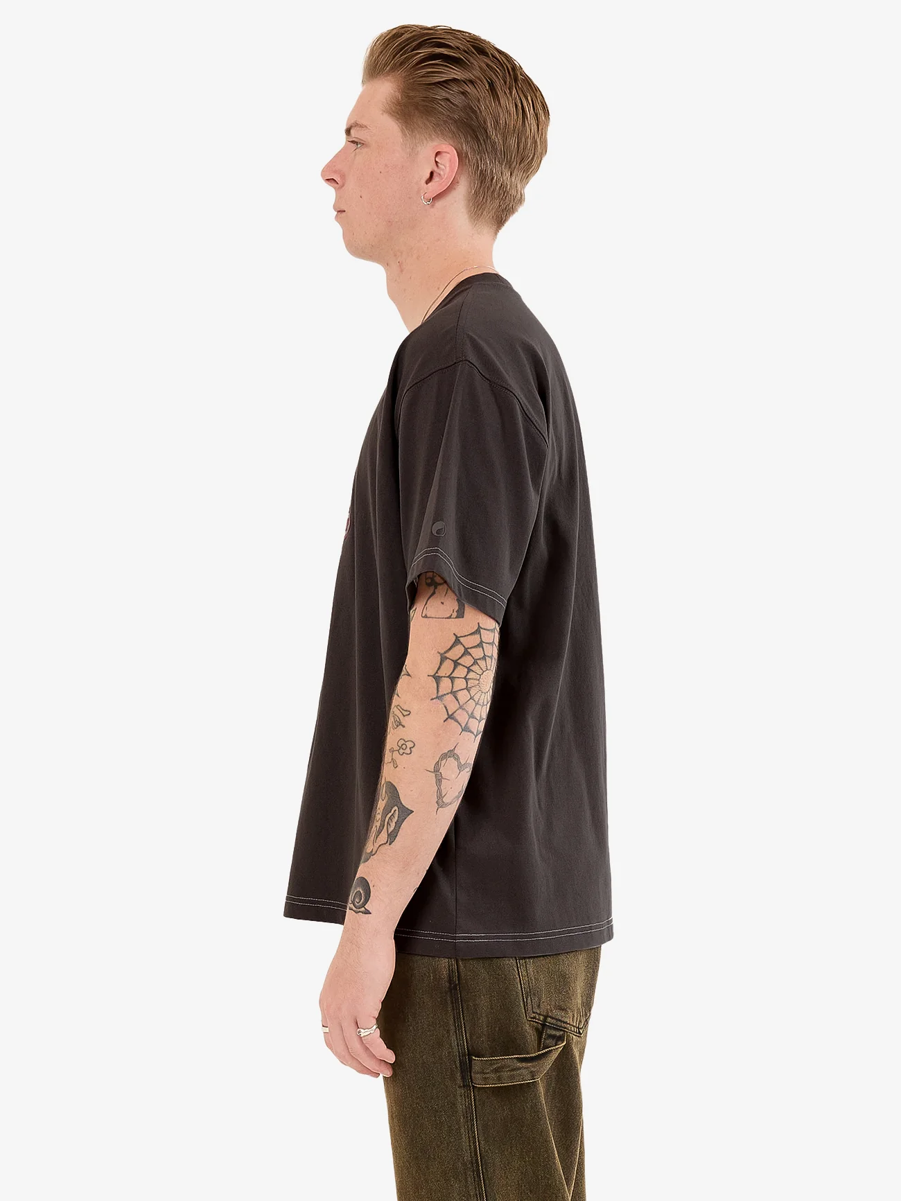 Maybe Today Tee - Worn Black - Image 3