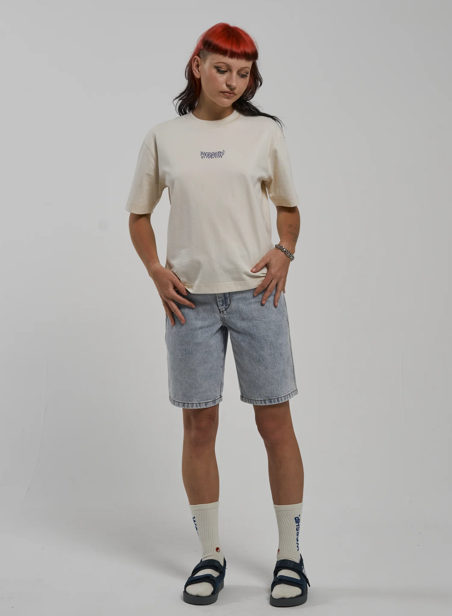 Meancore Regular Fit Tee - Natural - Image 2