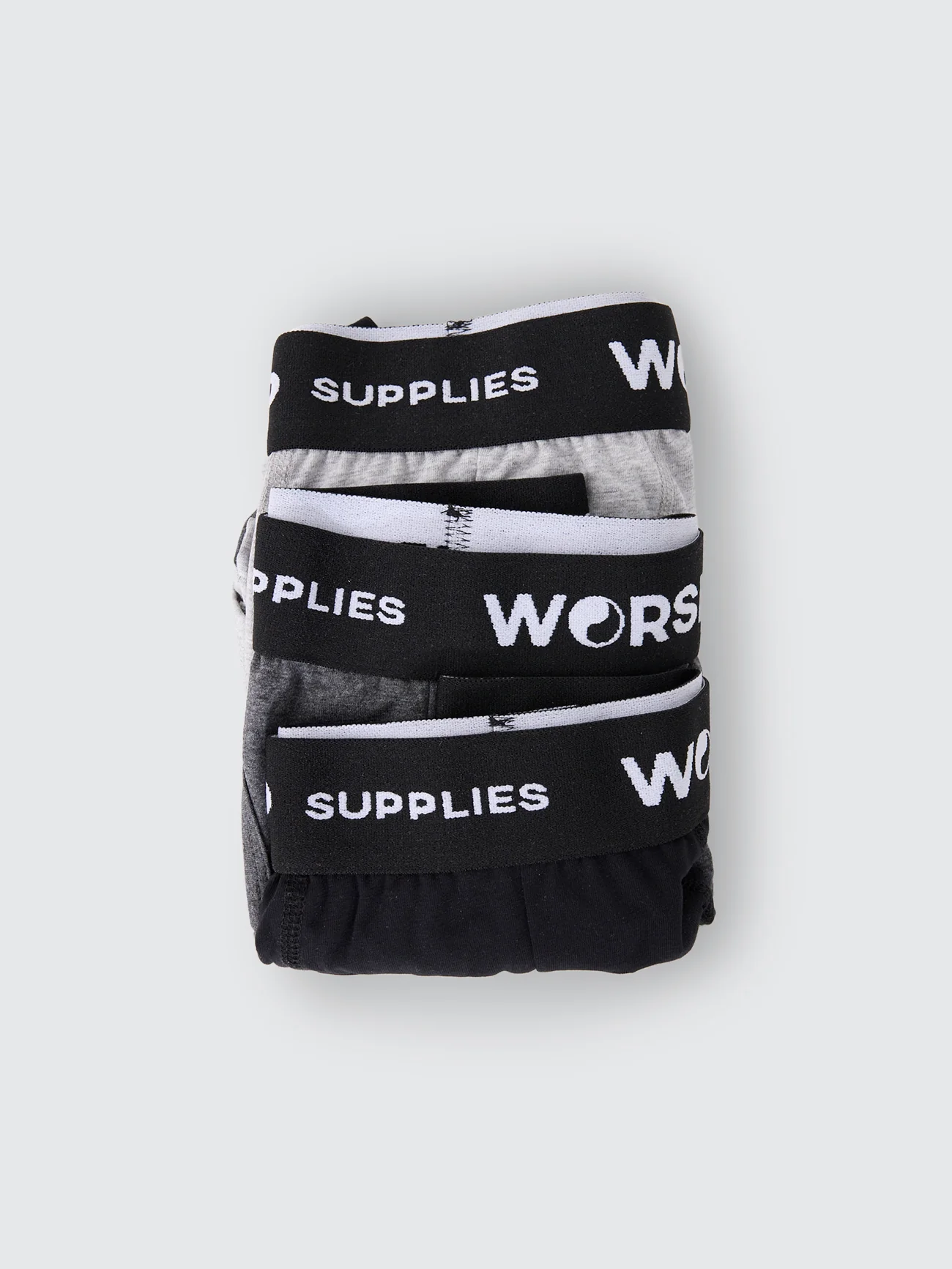 Mens Trunks 3 Pack - Black - Grey Marle - Black Marle - Image 3