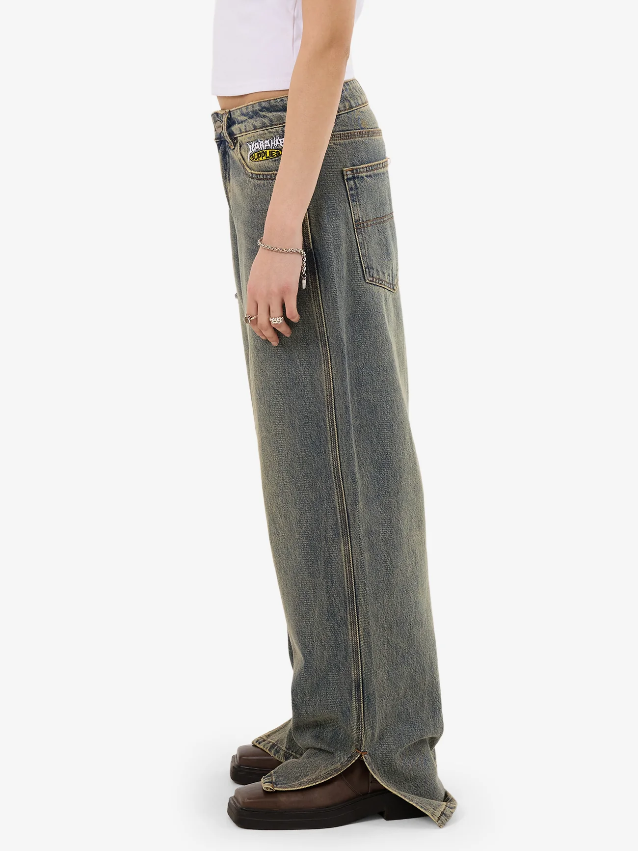 Messenger Big Baggy Split Jean - Corrosive - Image 3