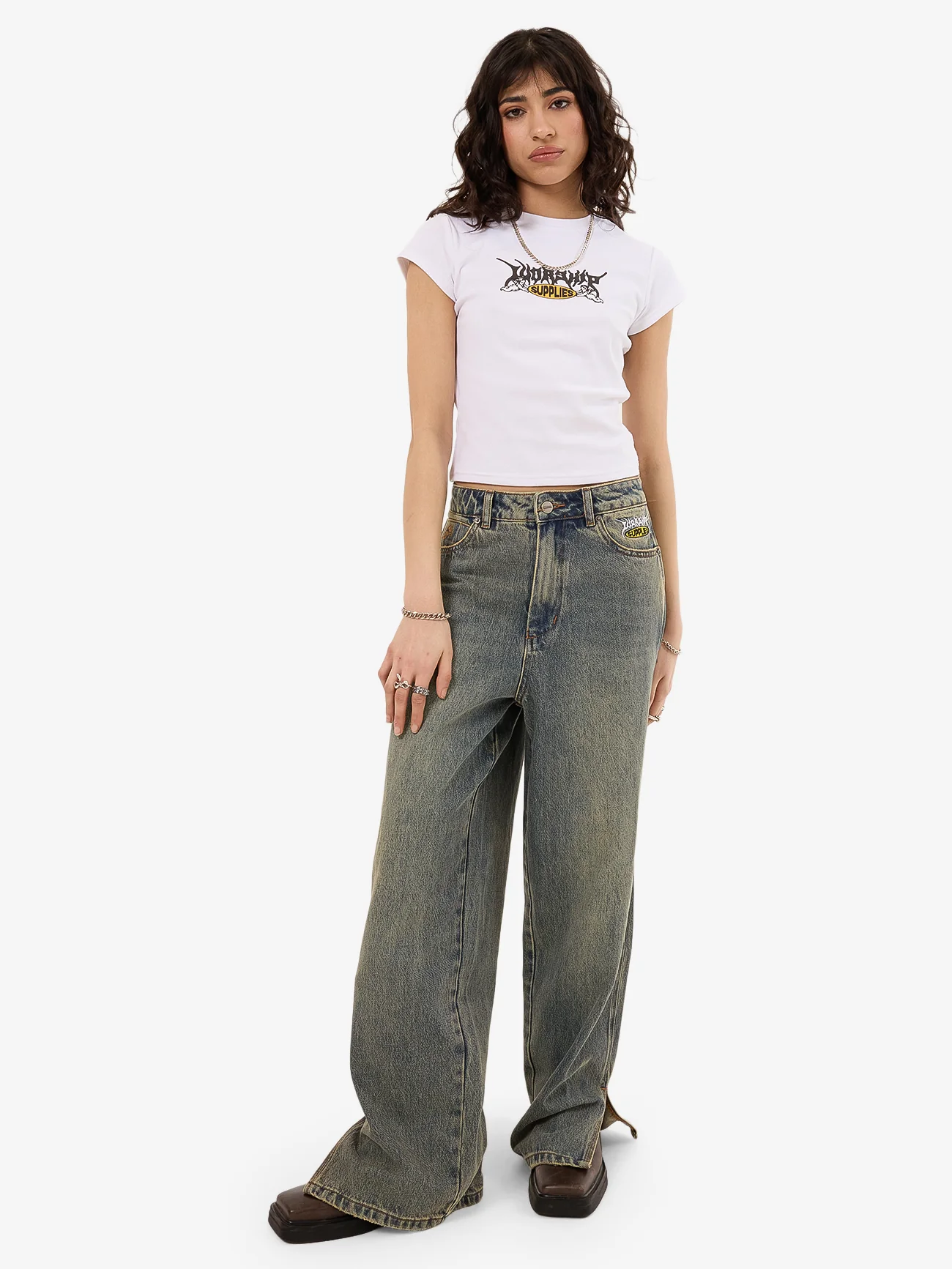 Messenger Big Baggy Split Jean - Corrosive - Image 5