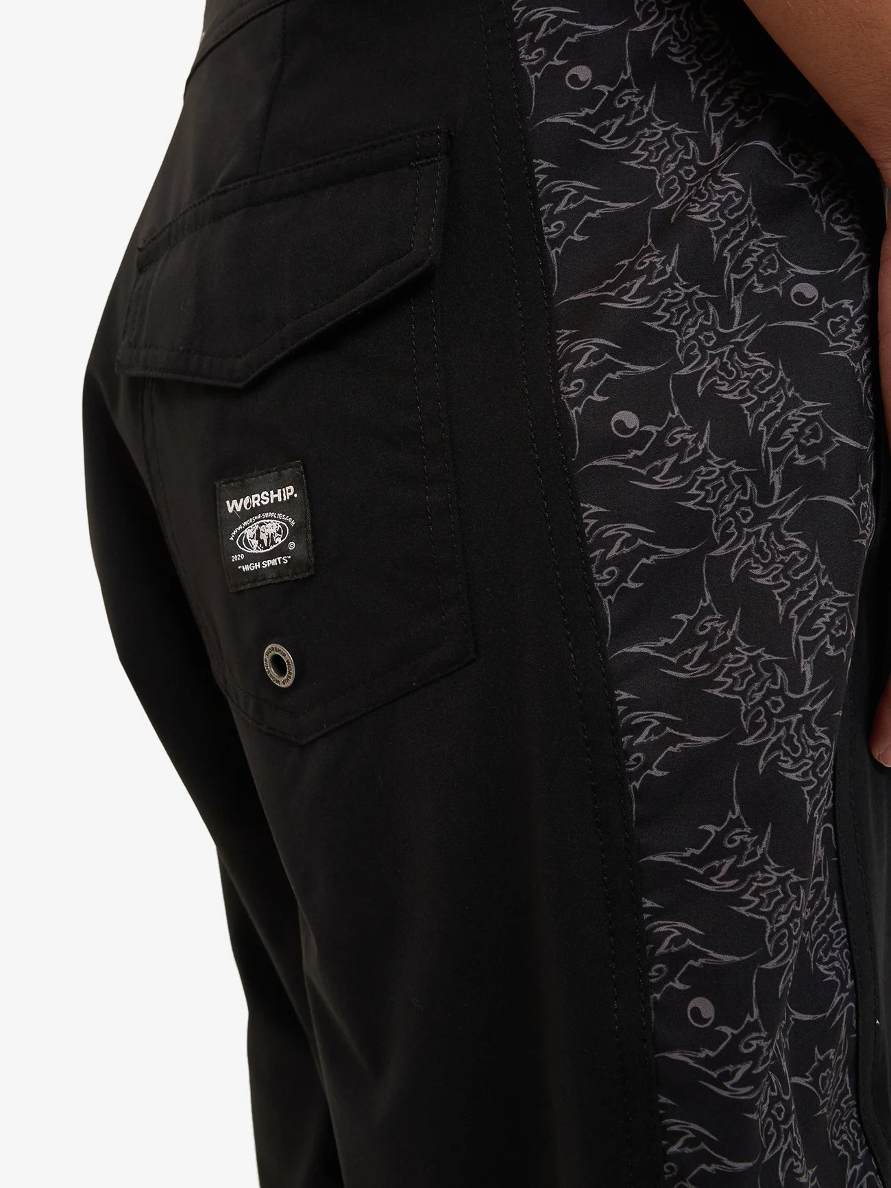 Metalx Boardshort - Black - Image 5