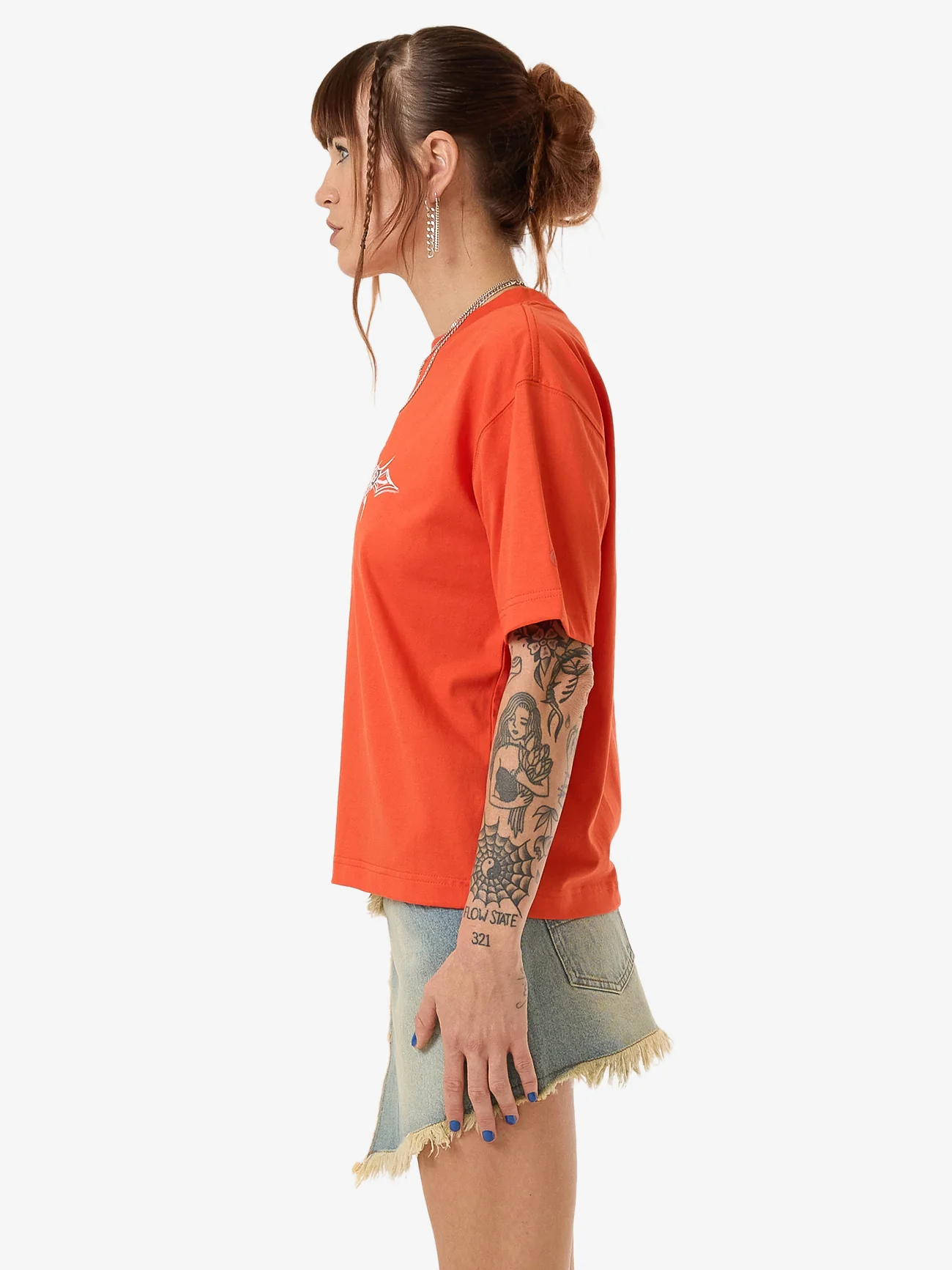Metalx Regular Fit Tee - Cherry Tomato - Image 3