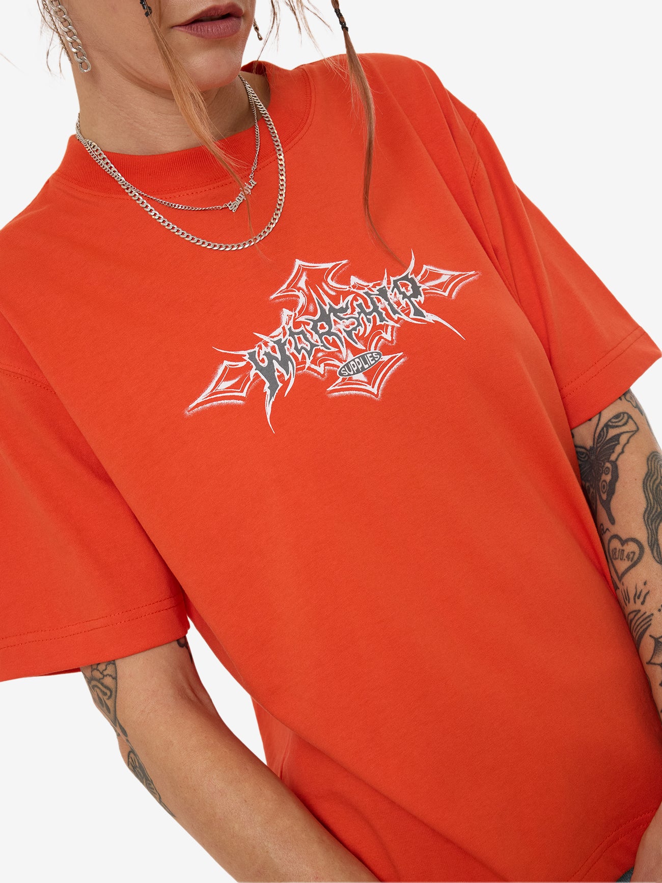 Metalx Regular Fit Tee - Cherry Tomato - Image 6