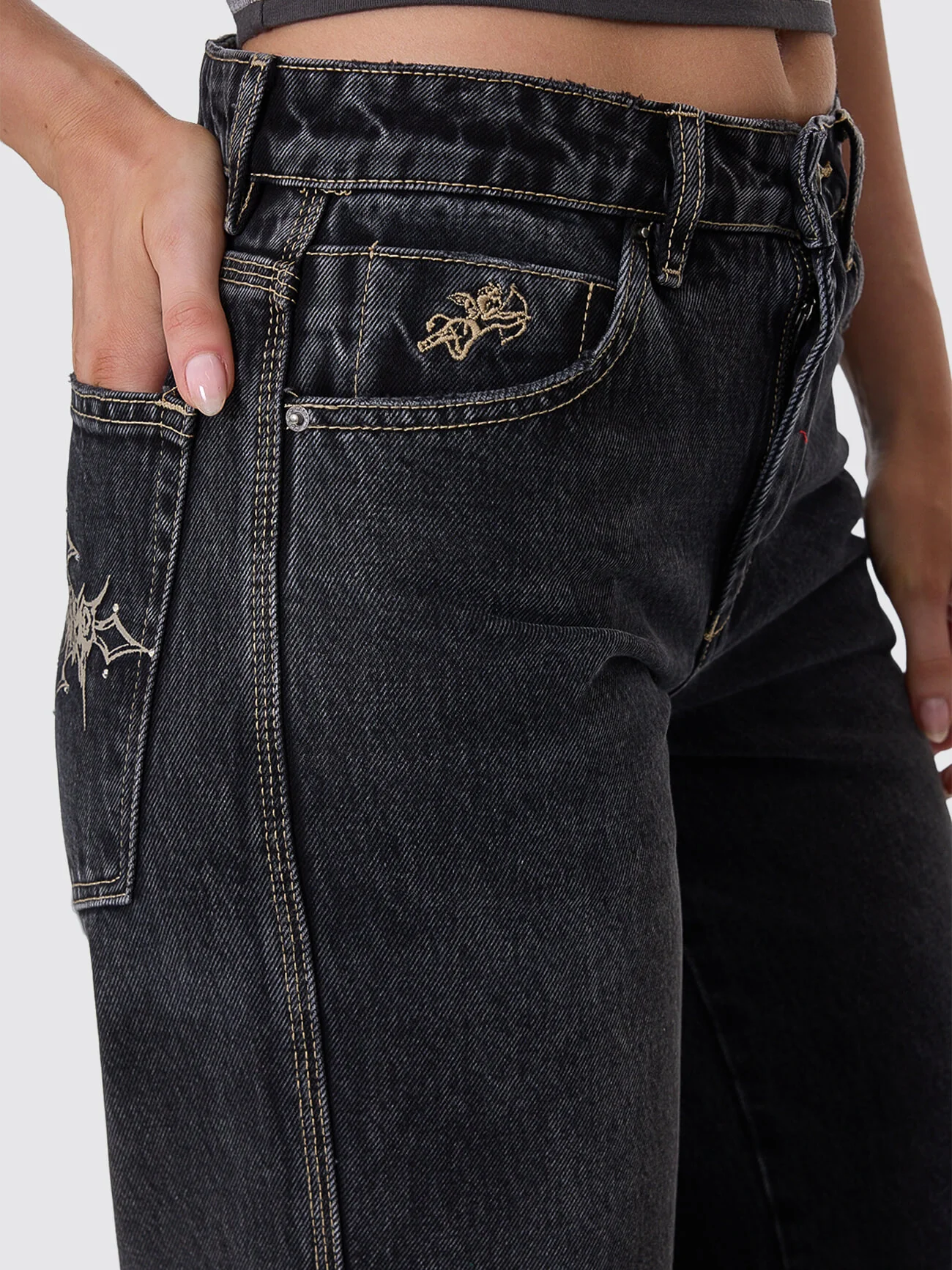 Metalx Sweeper Jean - Black Rinse - Image 3