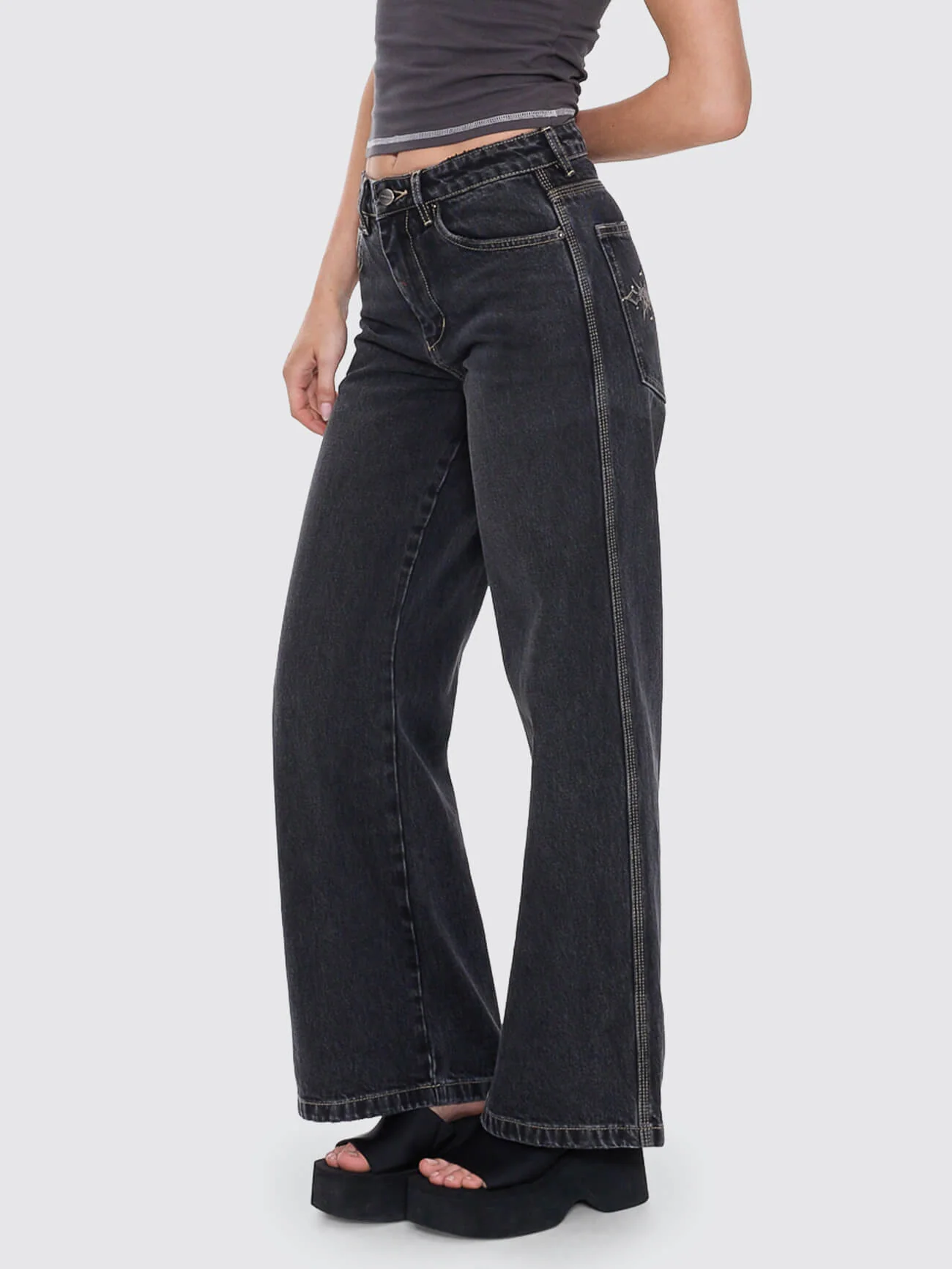 Metalx Sweeper Jean - Black Rinse - Image 4