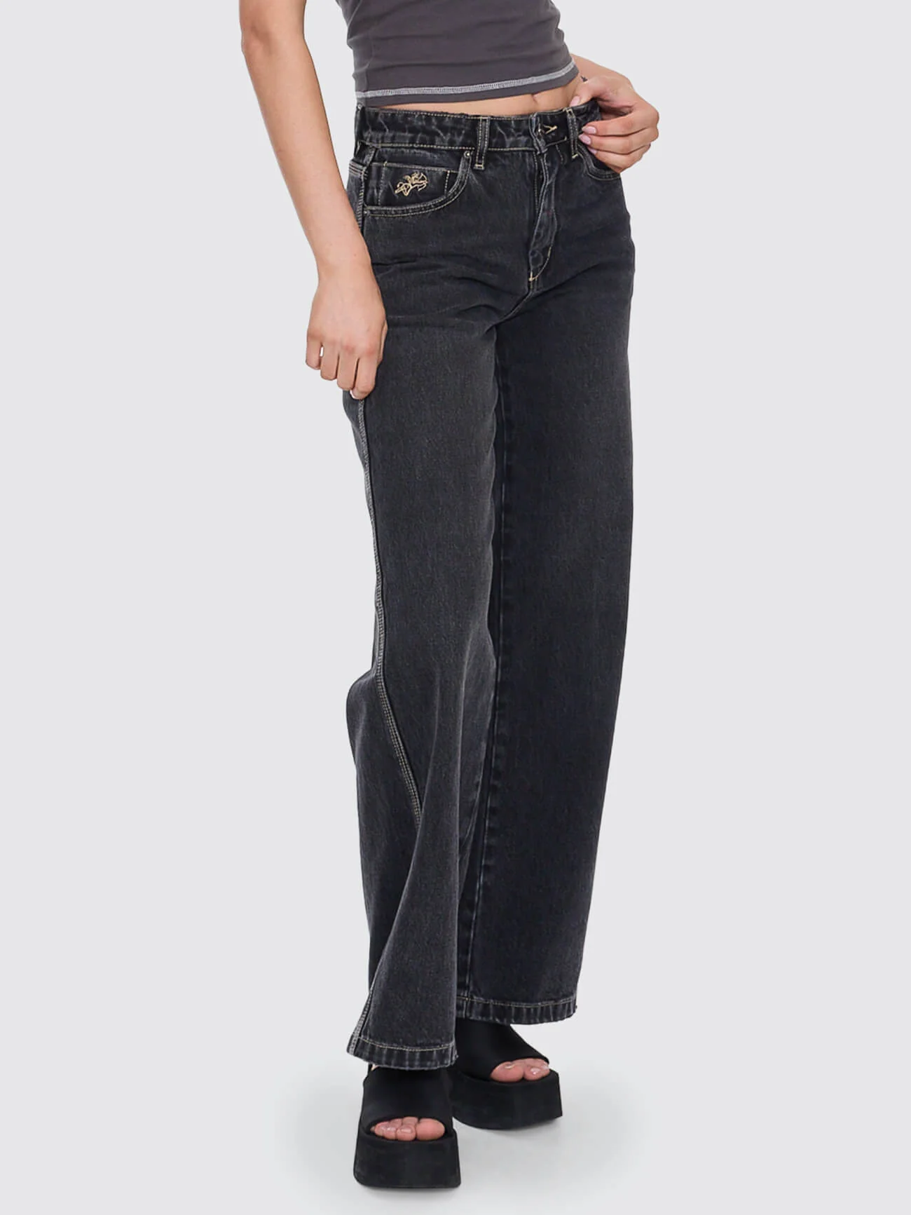 Metalx Sweeper Jean - Black Rinse - Image 5