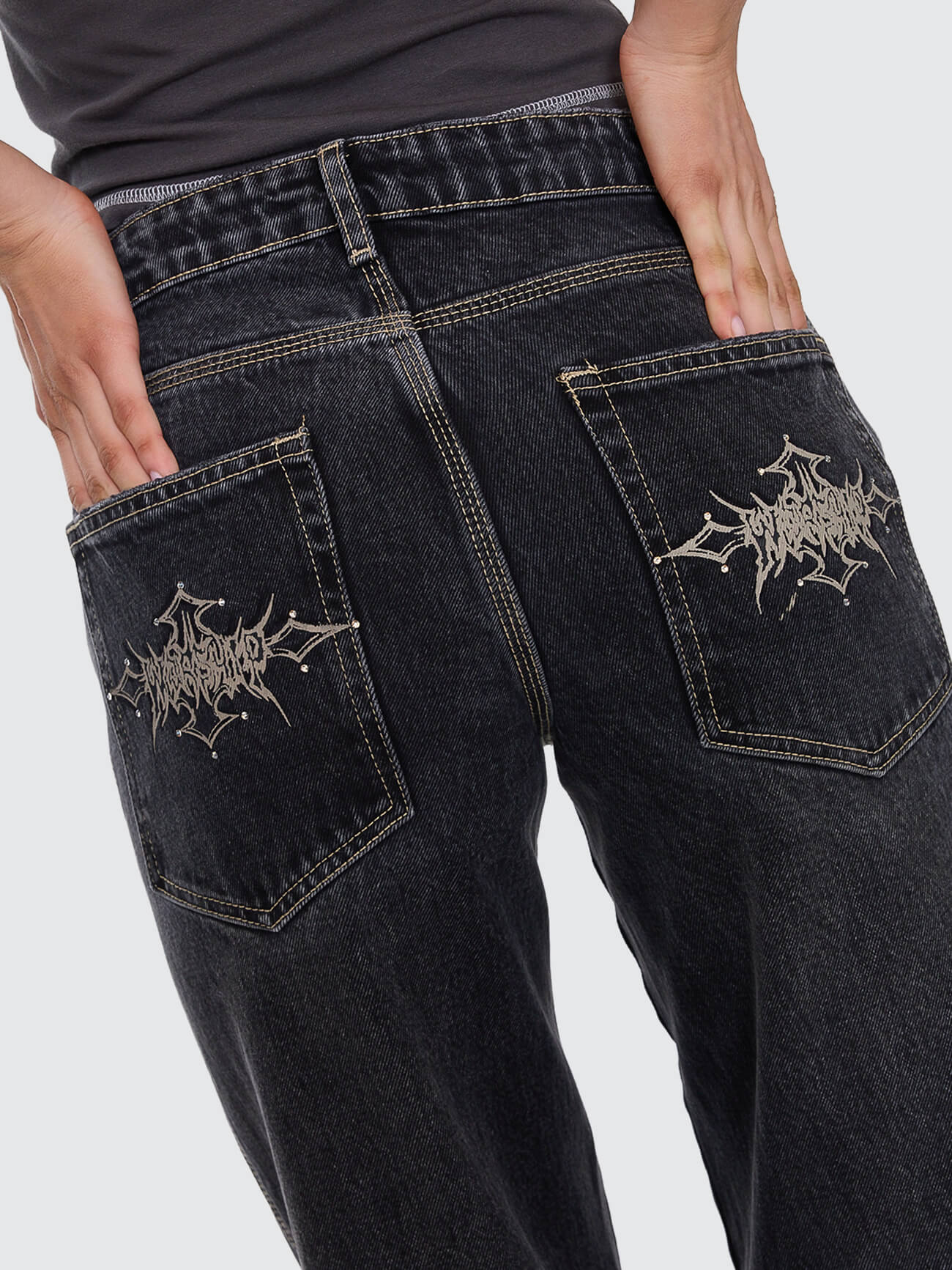 Metalx Sweeper Jean - Black Rinse - Image 7