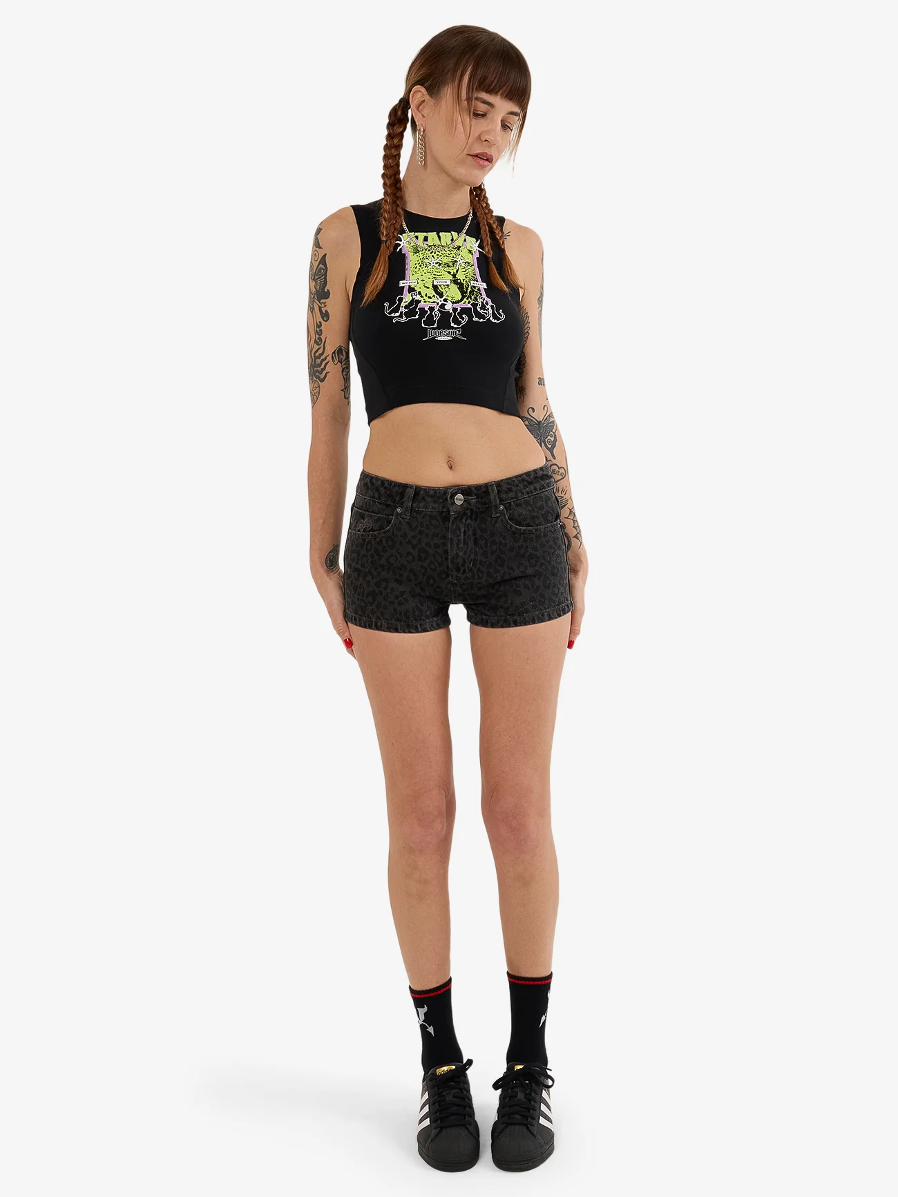 Miaow Y2K Crush Micro Short - Black - Image 5