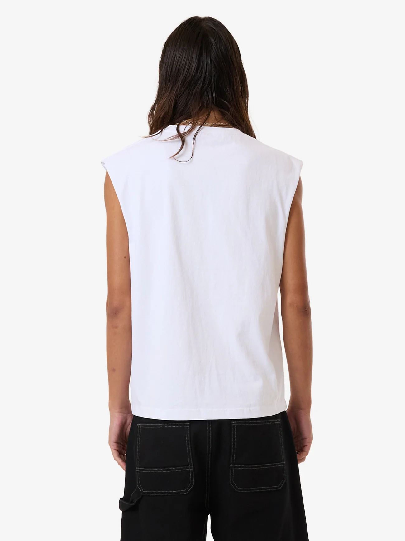 Monty Muscle Tee - White - Image 2