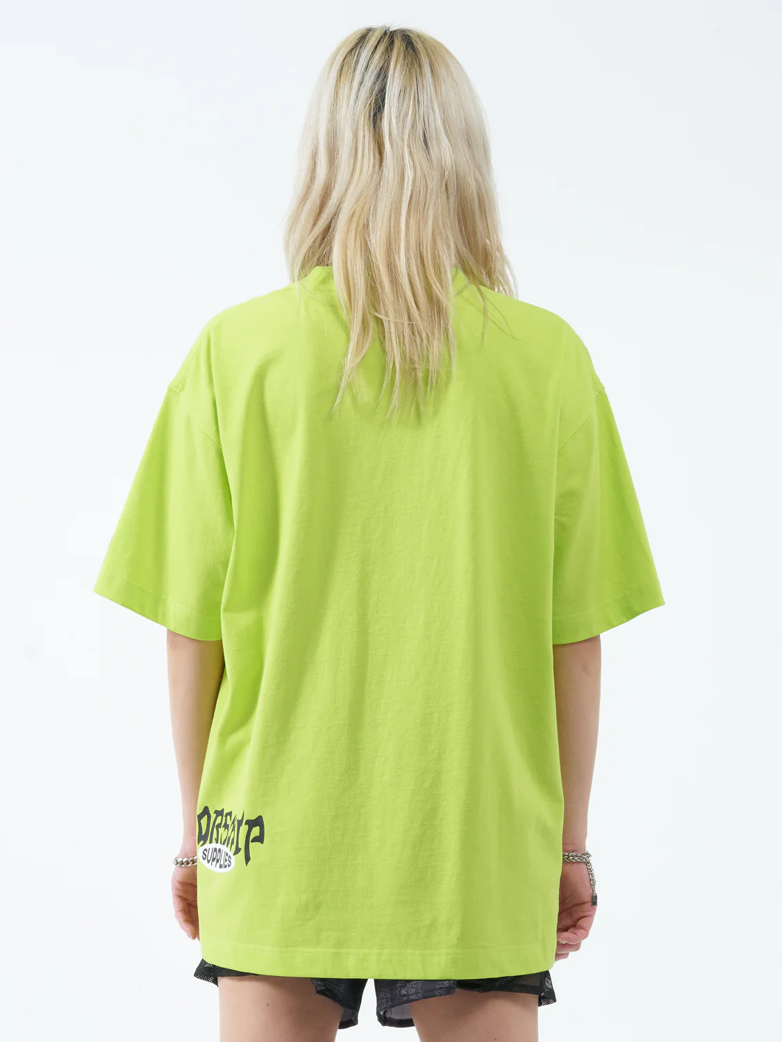 Monument Oversized Tee - Acid Lime - Image 2