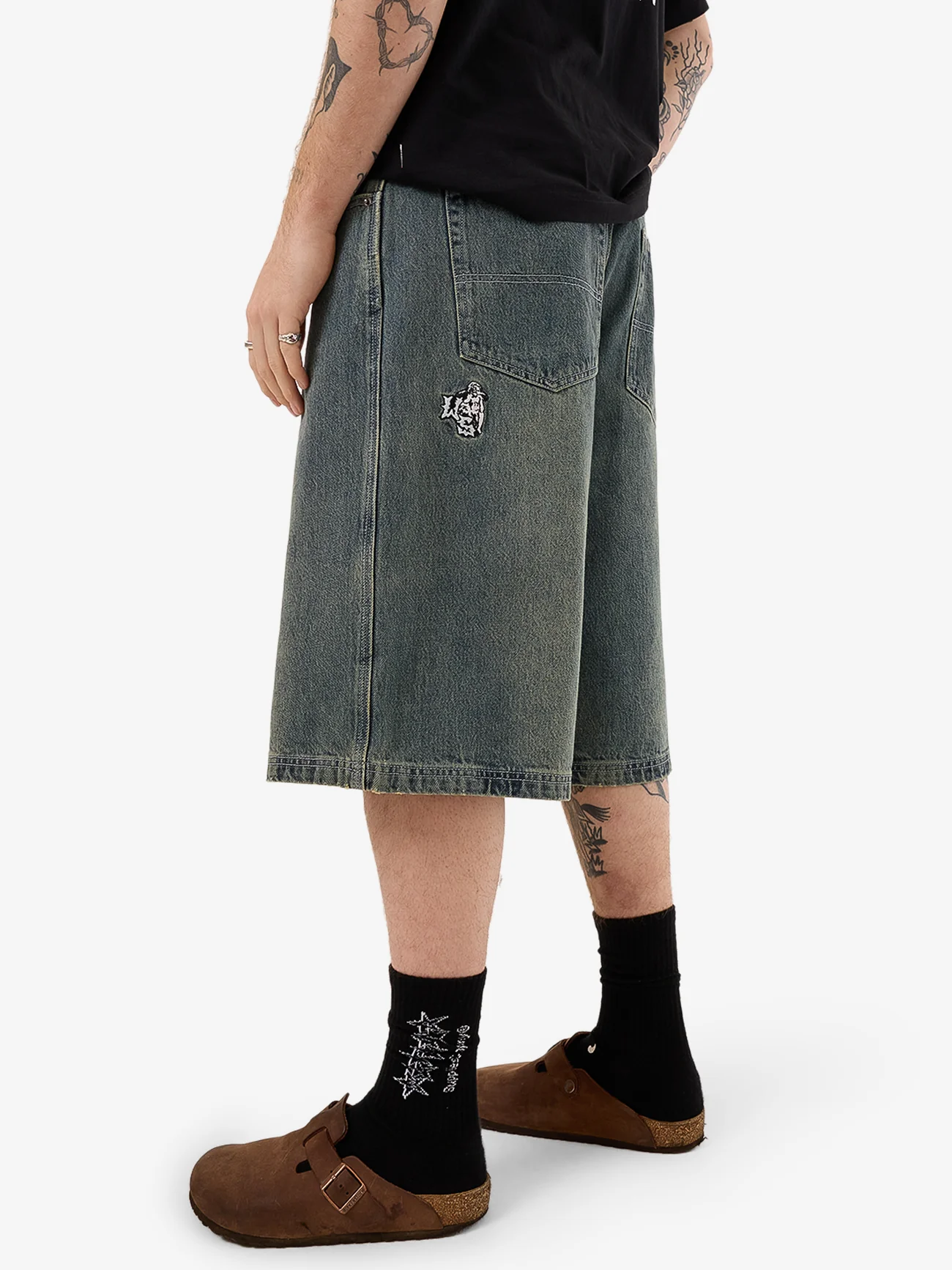 Mortality Dozer Jean Short - Blue Haze - Image 10