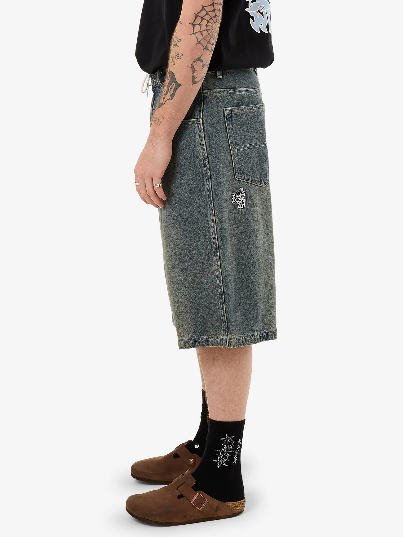 Mortality Dozer Jean Short - Blue Haze - Image 3
