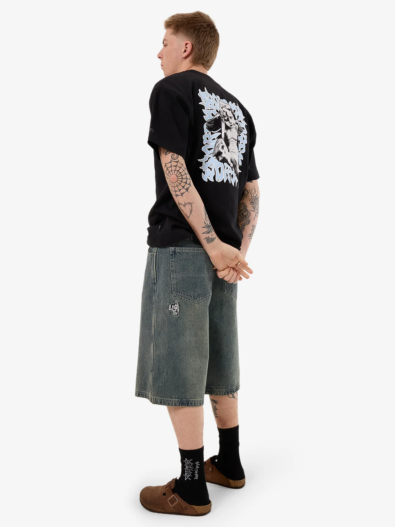 Mortality Dozer Jean Short - Blue Haze - Image 6
