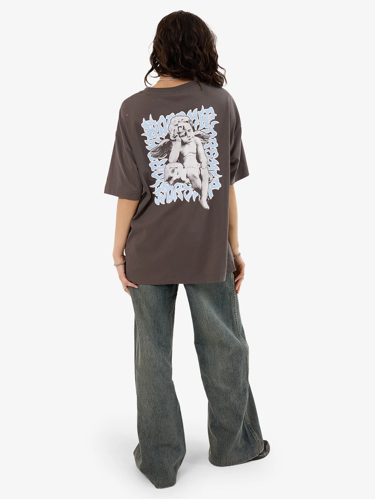 Mortality Relaxed Fit Tee - Worn Black - Image 6