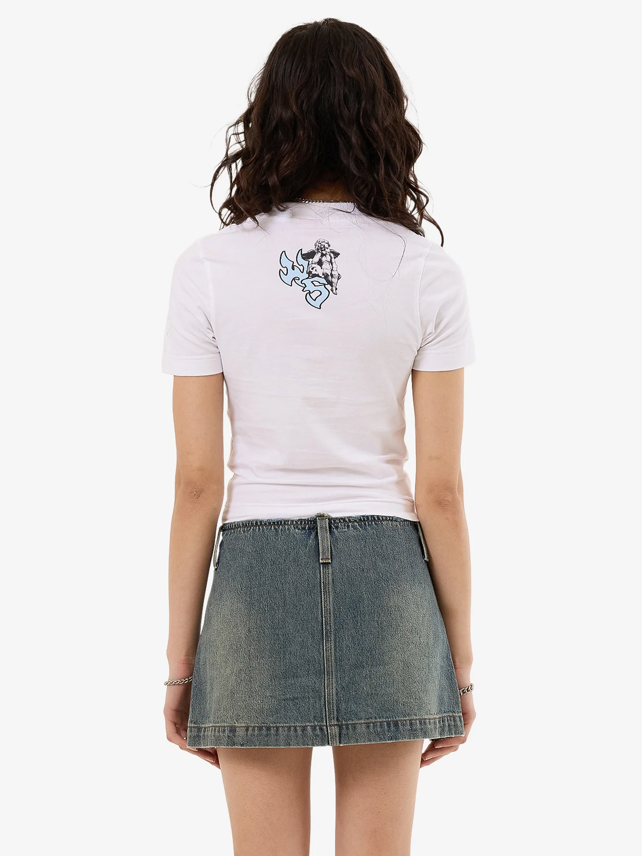 Mortality Slim Fit Tee - White - Image 2