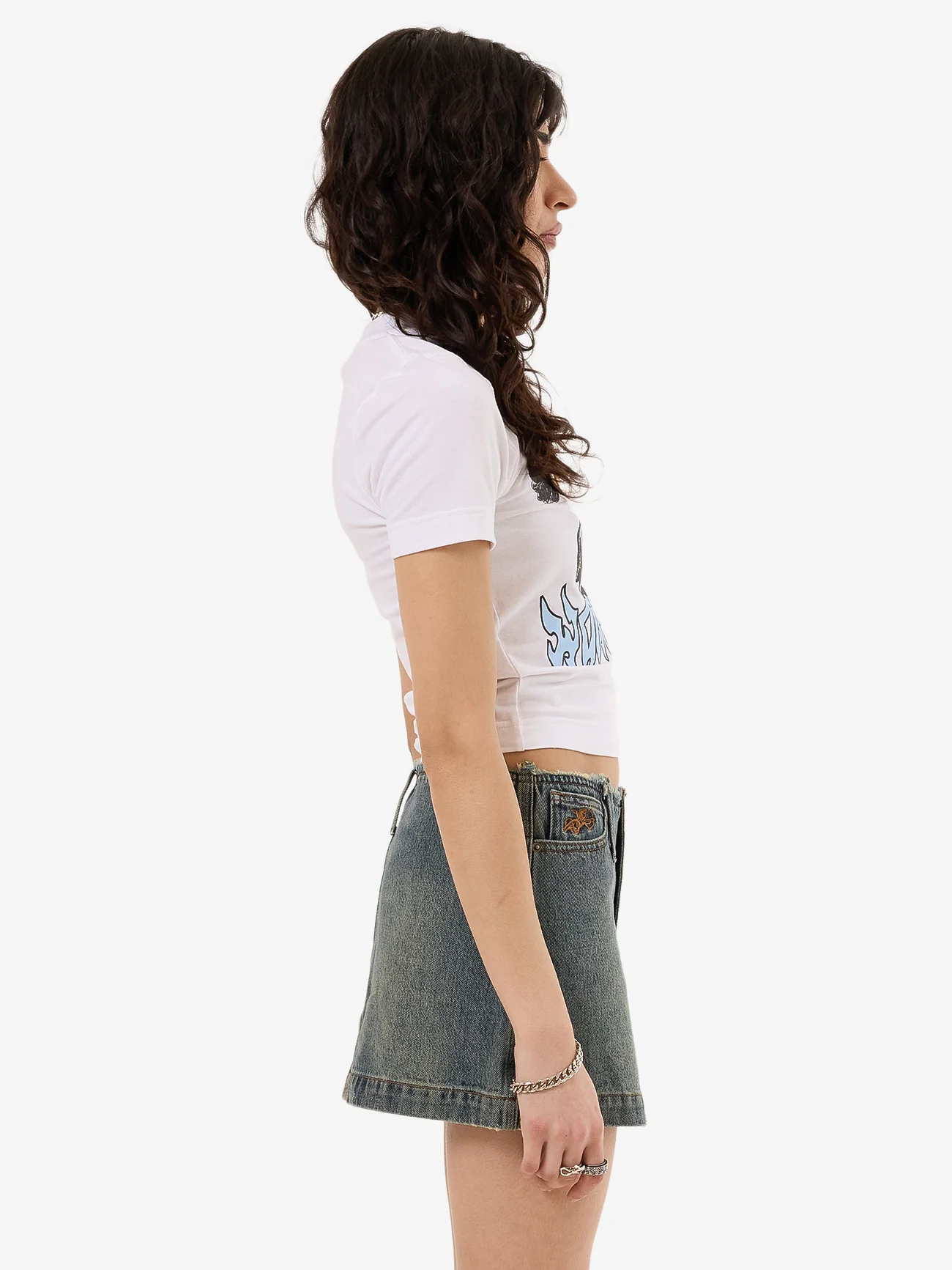 Mortality Slim Fit Tee - White - Image 4