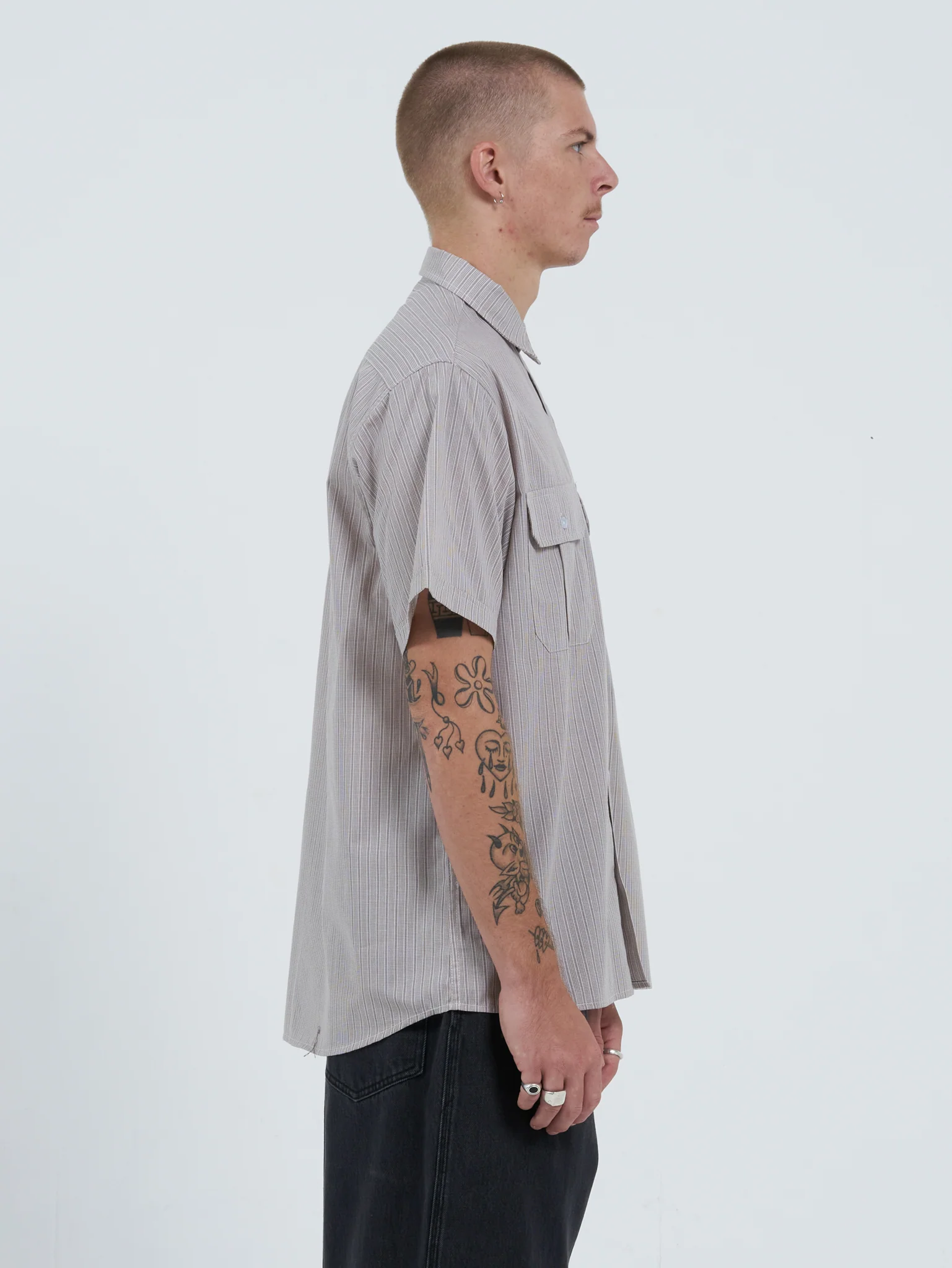 Mutley Short Sleeve Shirt - Shroom Brown - Image 4