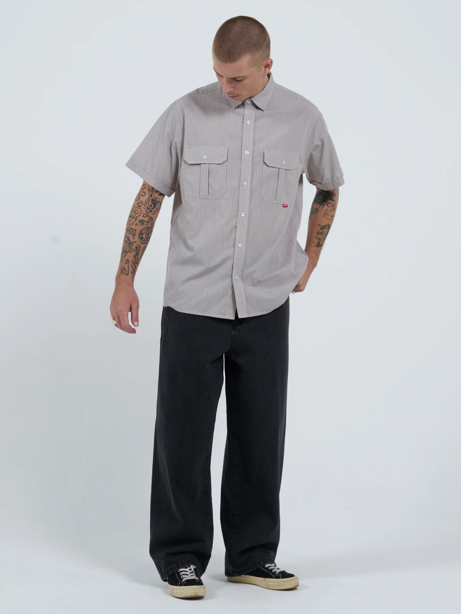 Mutley Short Sleeve Shirt - Shroom Brown - Image 5