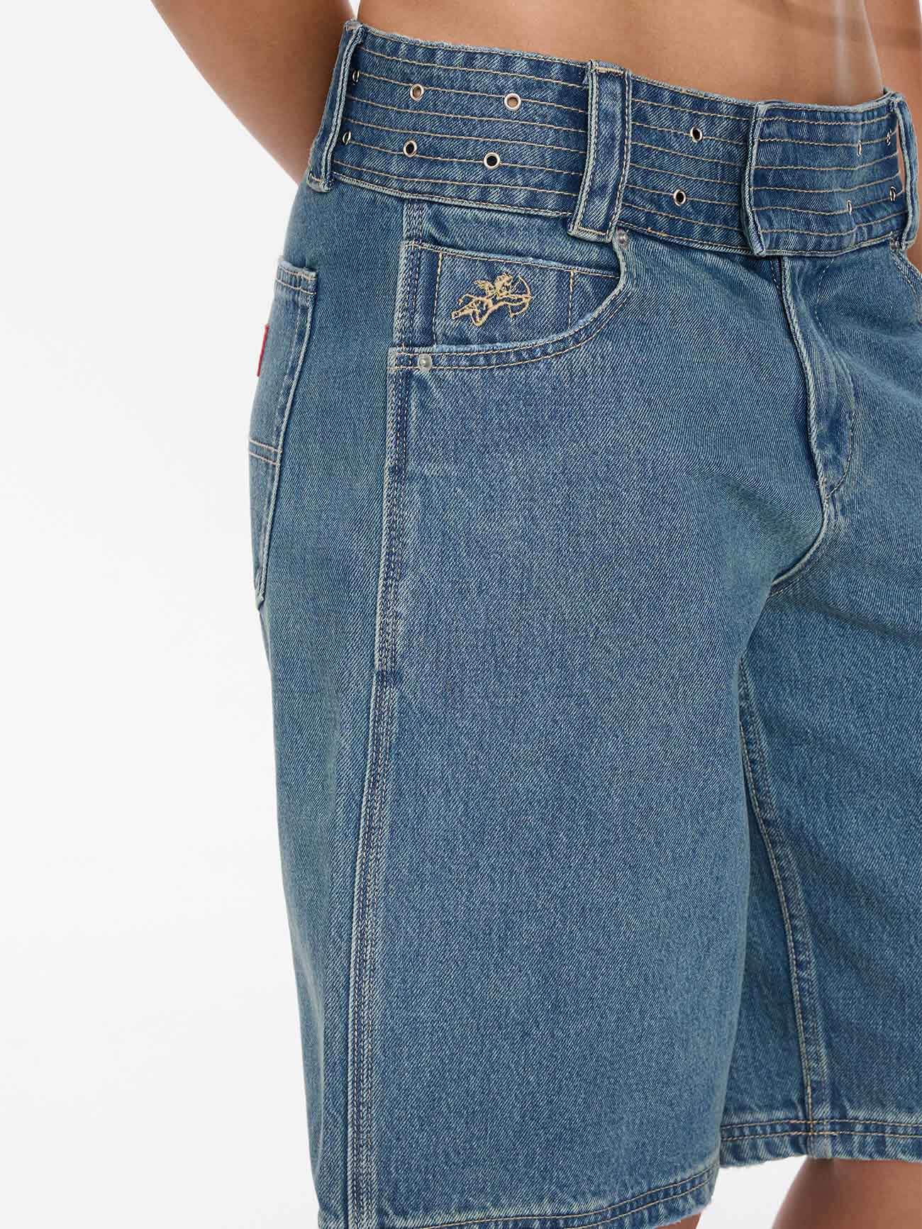 Naughtie Baggy Short - Rogue Blue - Image 11
