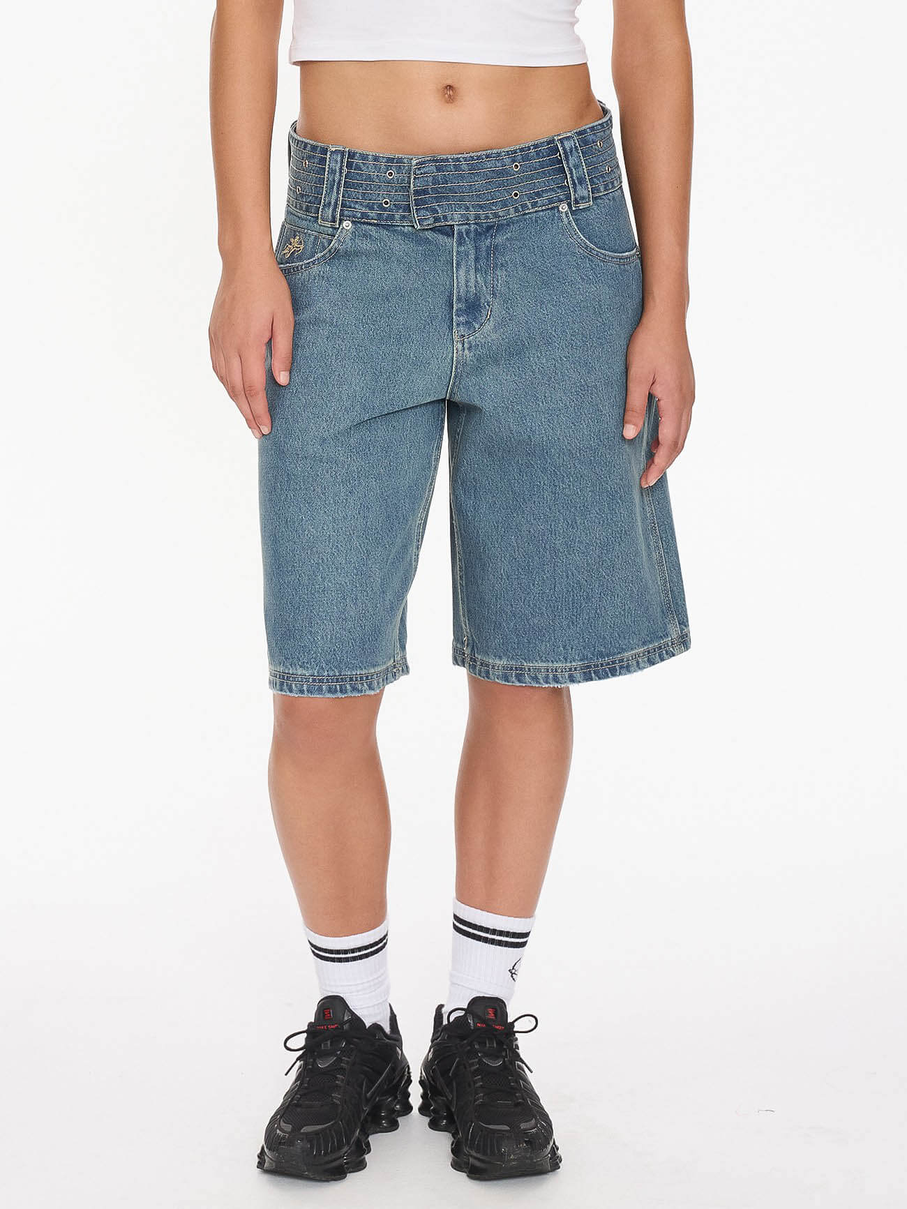 Naughtie Baggy Short - Rogue Blue - Image 3