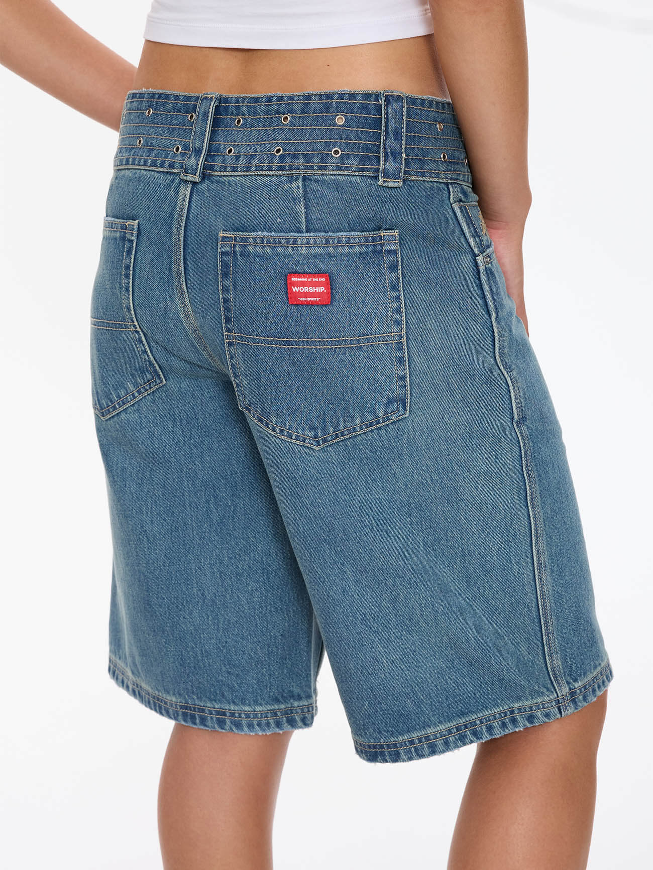 Naughtie Baggy Short - Rogue Blue - Image 4
