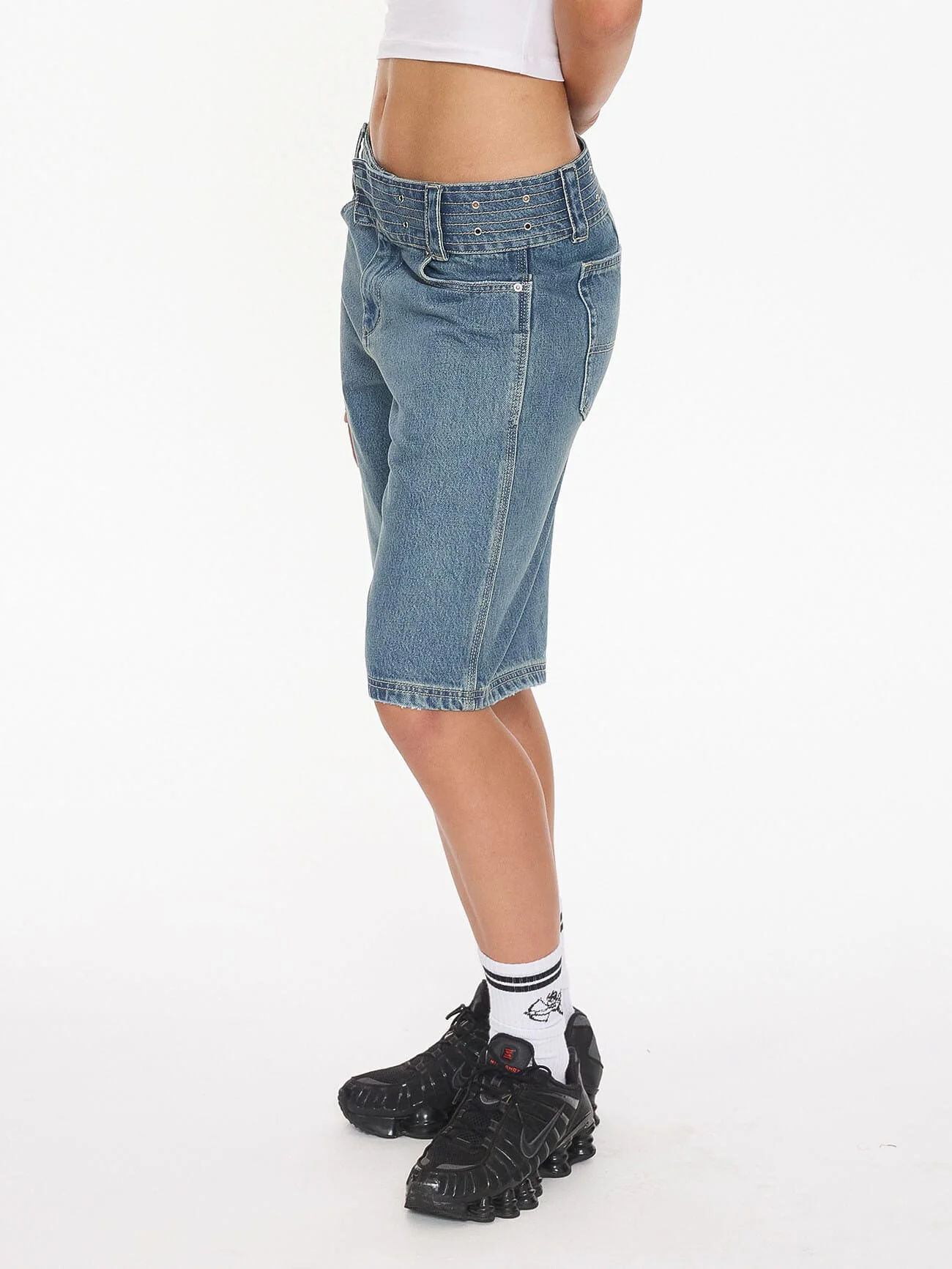 Naughtie Baggy Short - Rogue Blue - Image 7