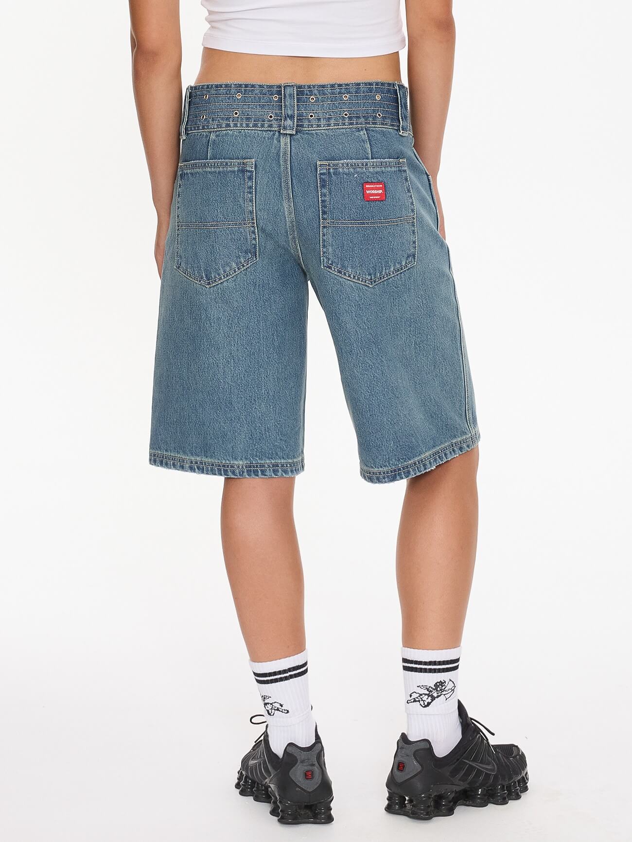Naughtie Baggy Short - Rogue Blue - Image 8