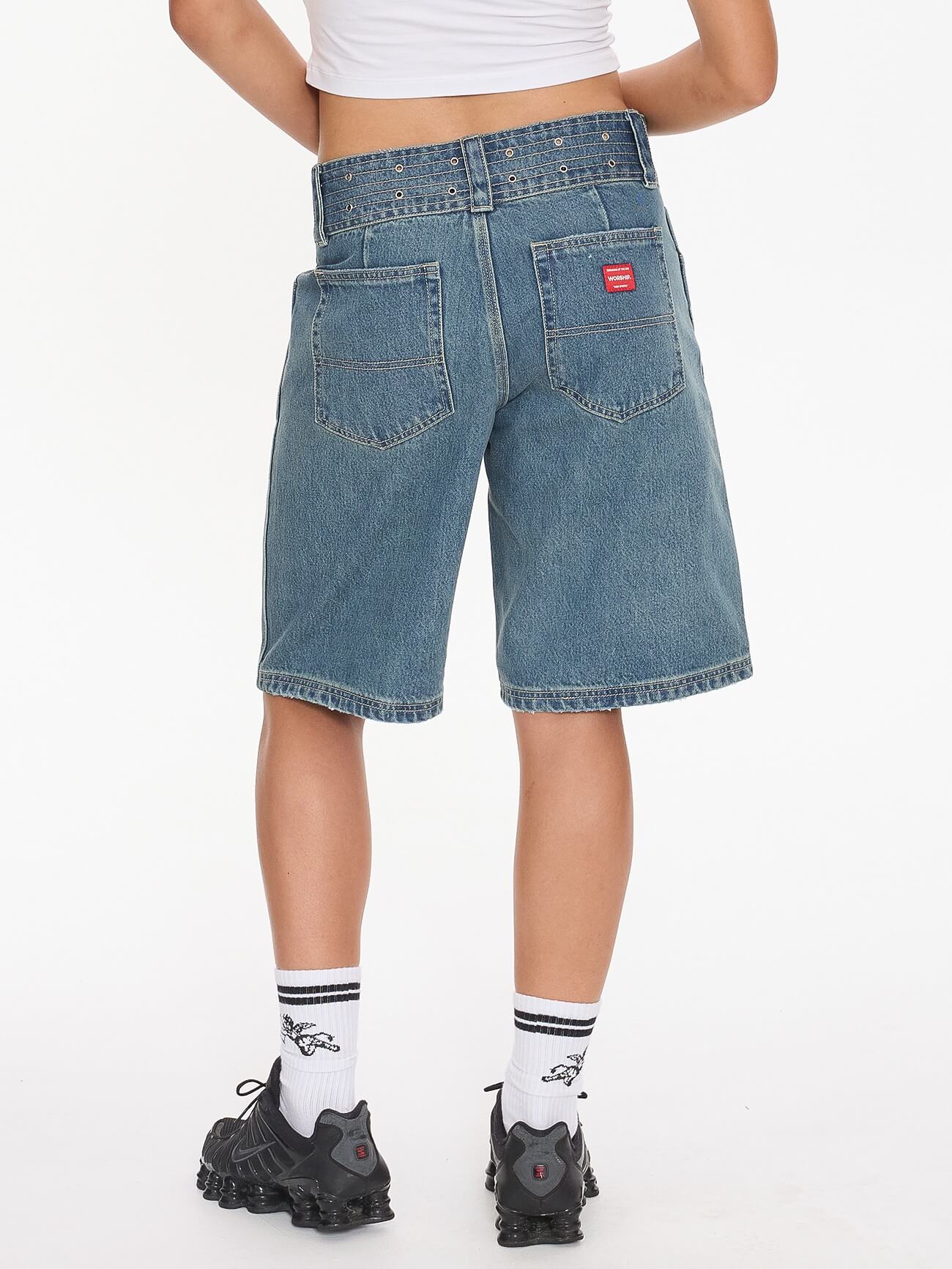 Naughtie Baggy Short - Rogue Blue - Image 9
