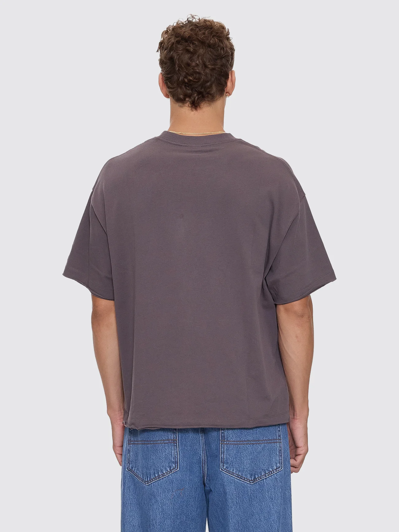 Ned Oversize Tee - Worn Black - Image 5