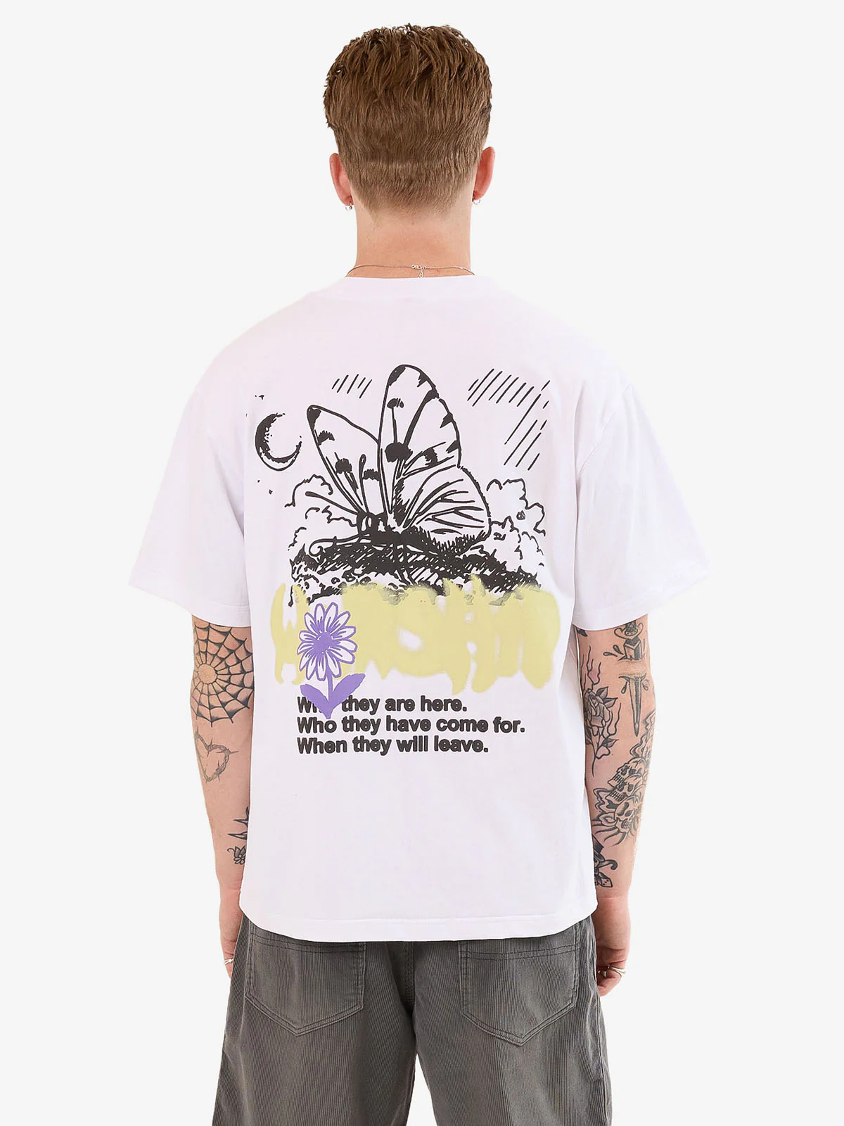 Never Assume Tee - White - Image 2