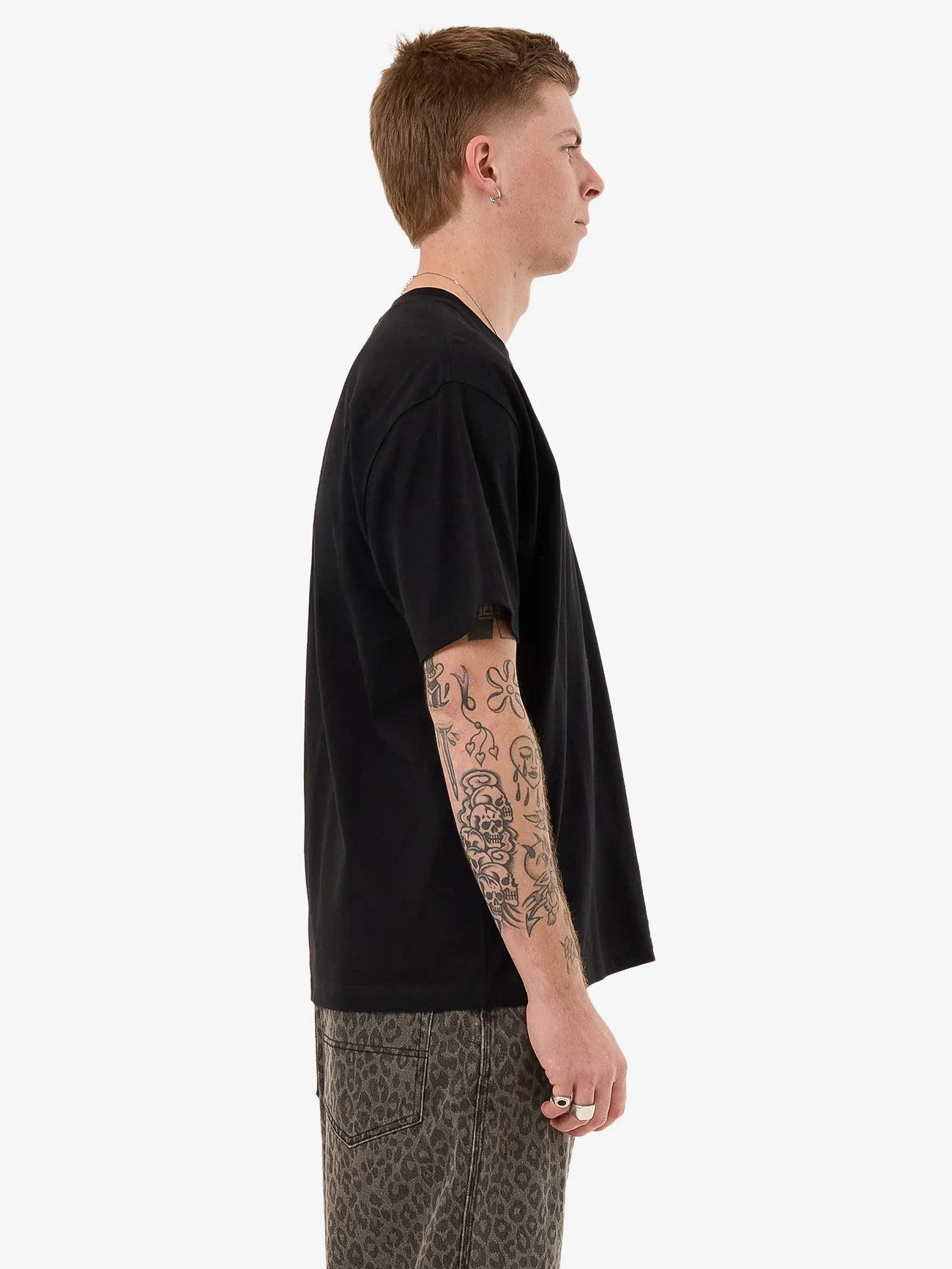 Night Prowler Tee - Black - Image 4