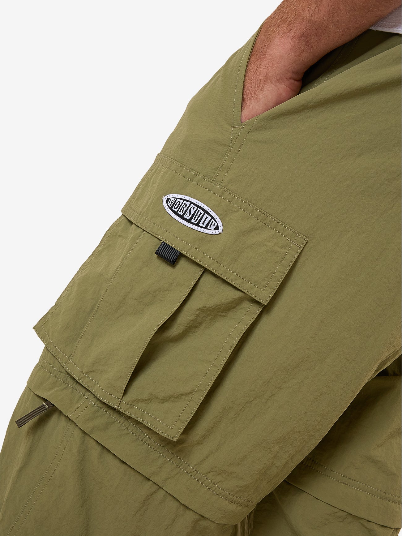 No Doubt Zip Off Cargo Pant - Kelp - Image 3