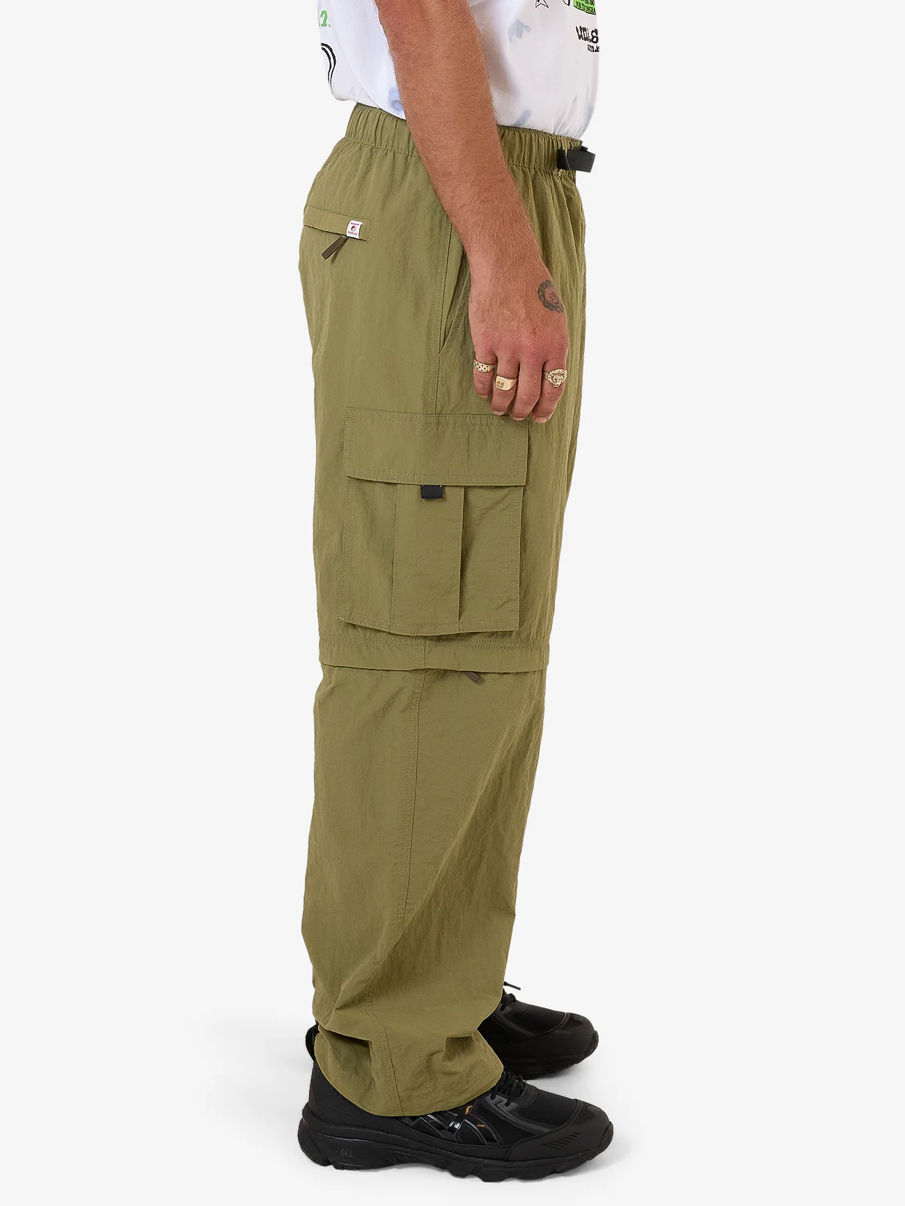 No Doubt Zip Off Cargo Pant - Kelp - Image 7