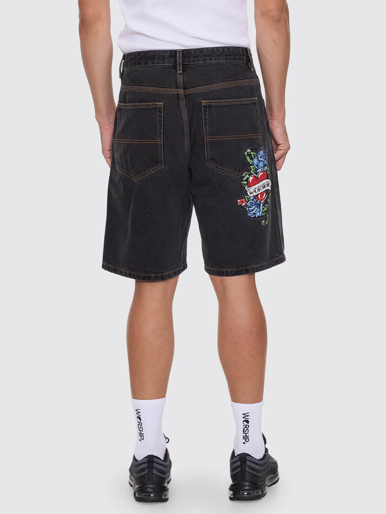 No Ragrets Big Dawg Jean Short - Phantom - Image 5