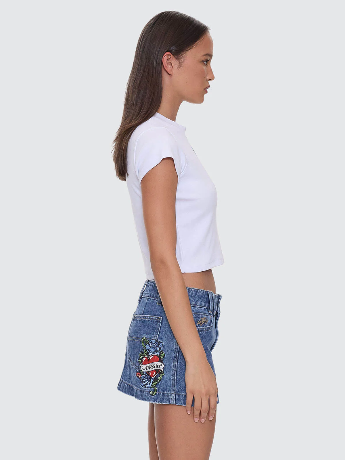No Ragrets Teeny Tee - White - Image 6