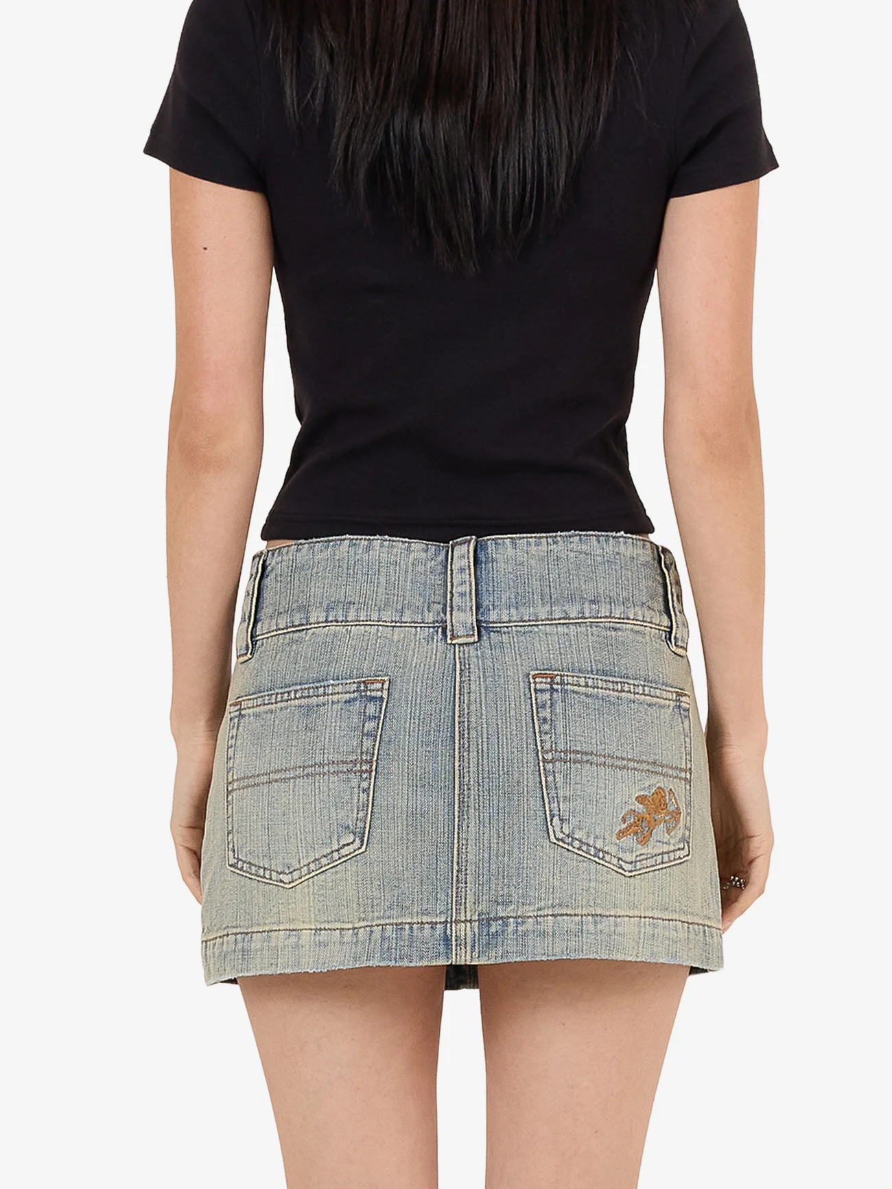 Nostalgia Micro Skirt - Dirty Streaky Fade - Image 3