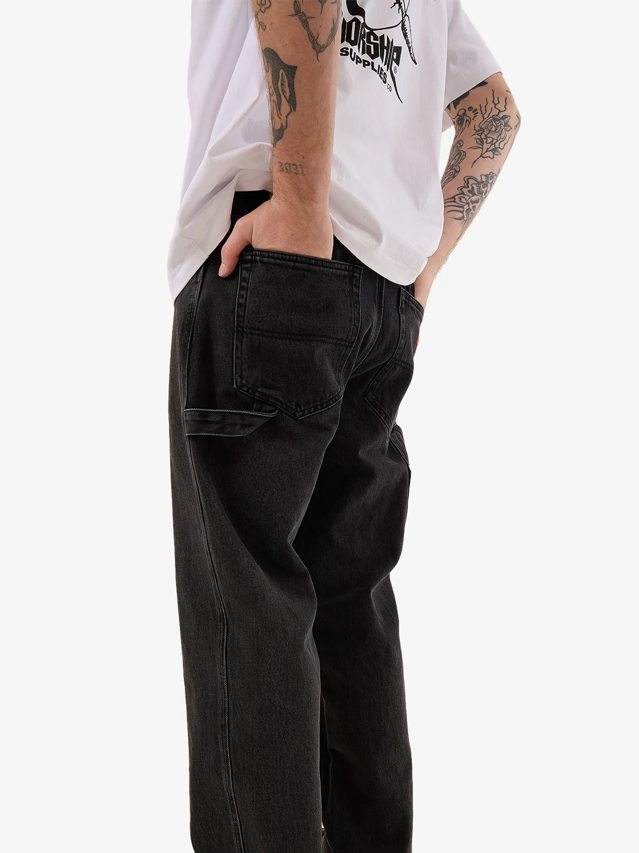 Nuclear Carpenter Jean - Used Black - Image 7