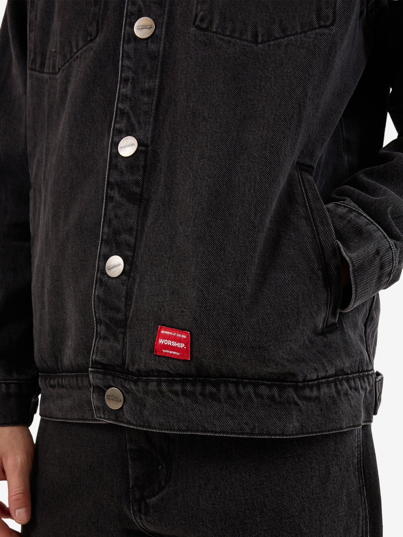 Nuclear Denim Jacket - Used Black - Image 6