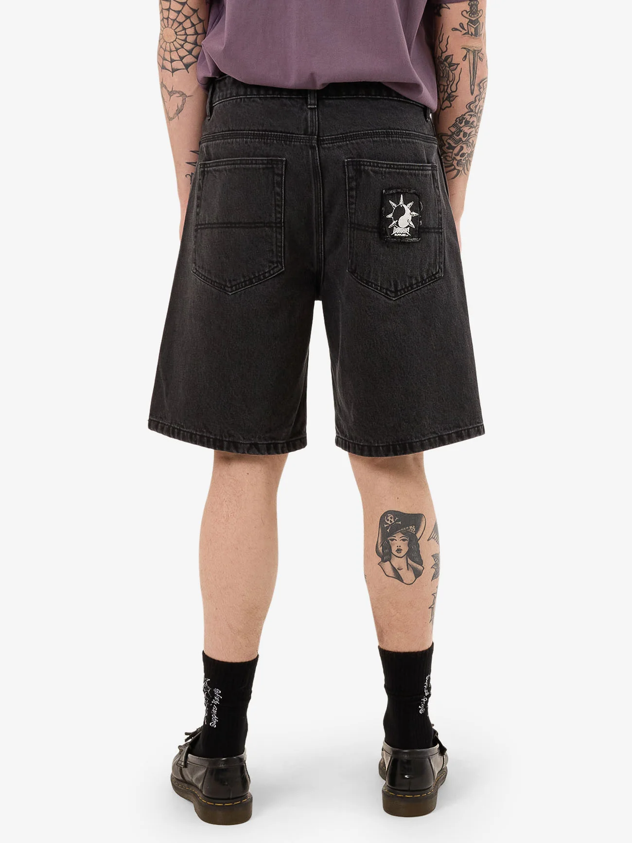 Nuclear Lounger Jean Short - Used Black - Image 2