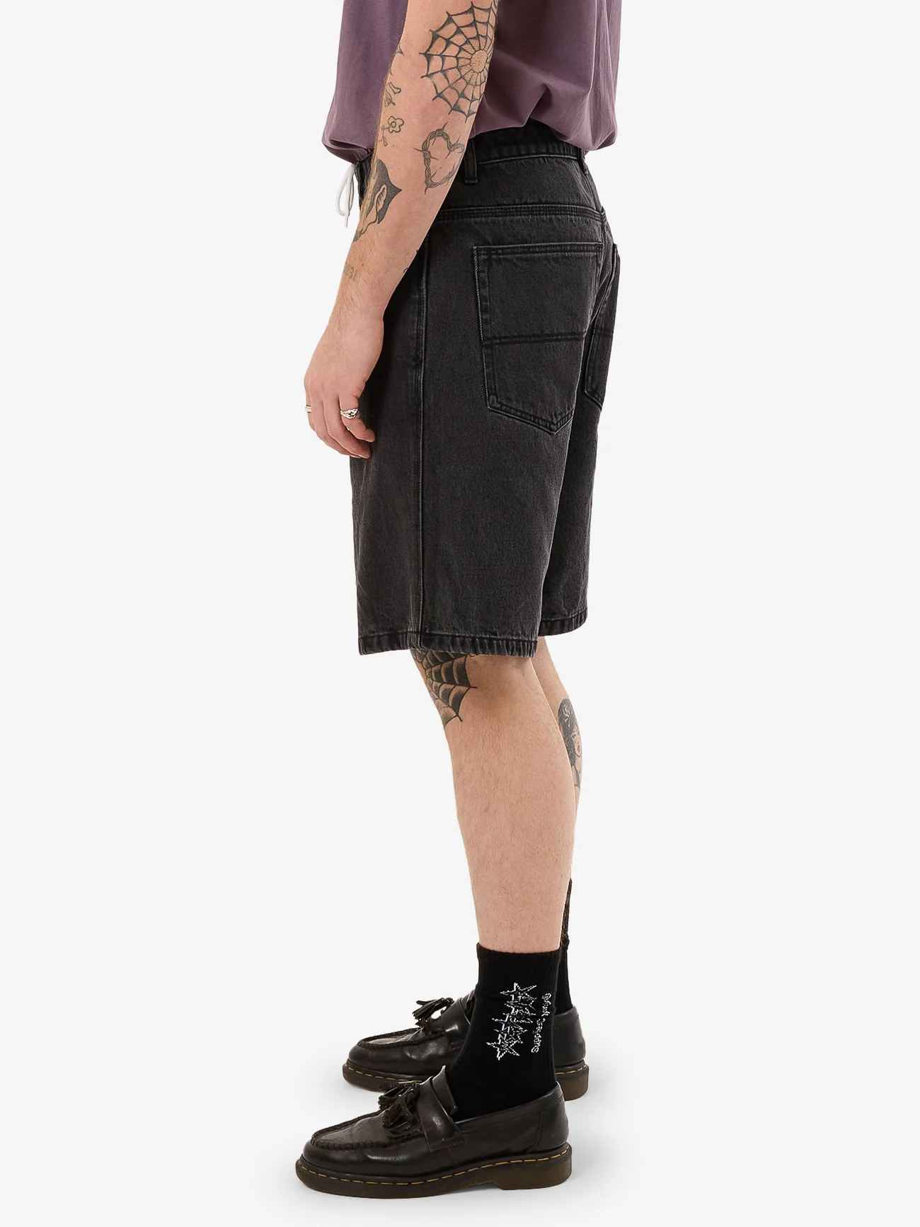 Nuclear Lounger Jean Short - Used Black - Image 3