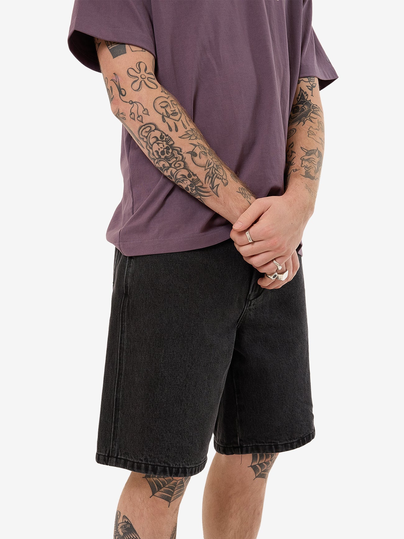 Nuclear Lounger Jean Short - Used Black - Image 7