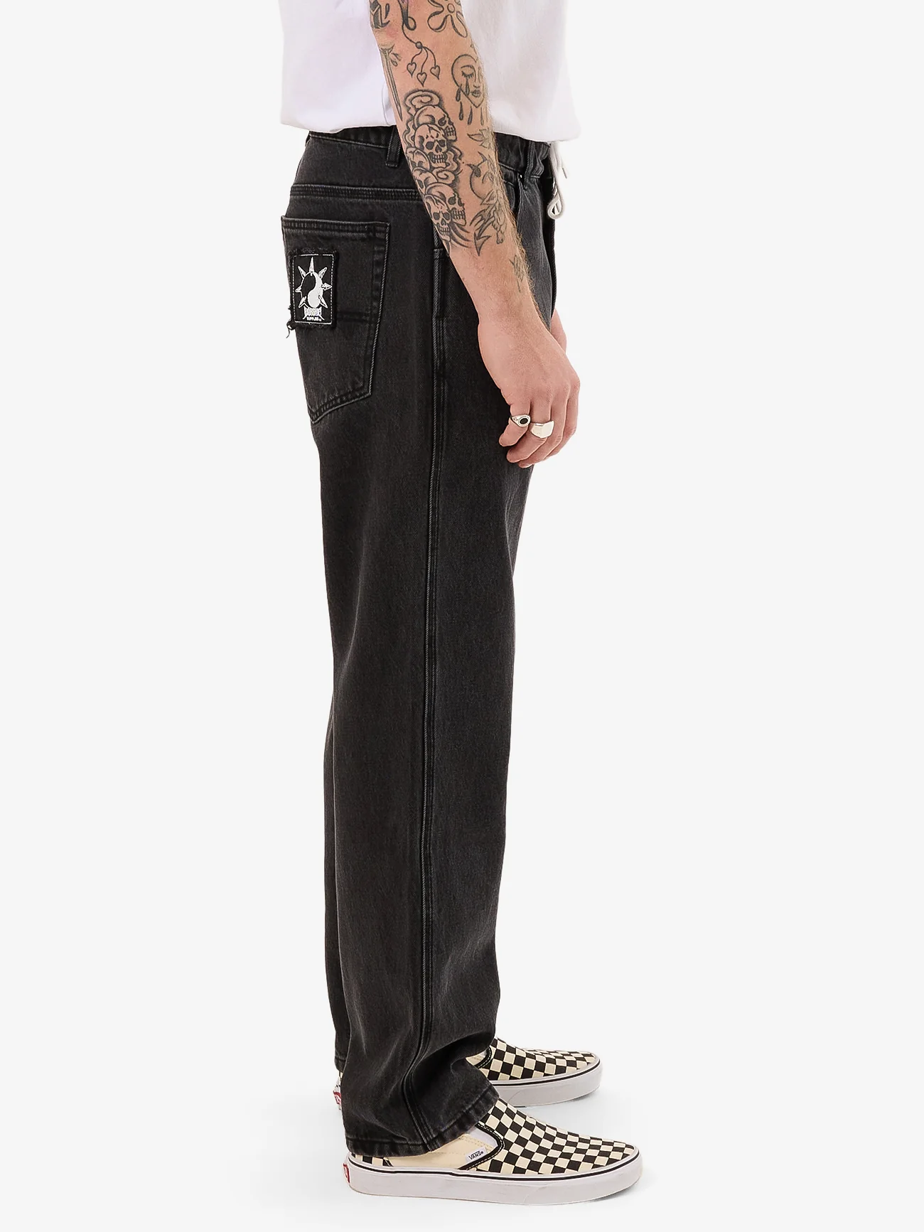 Nuclear Lounger Jean - Used Black - Image 4