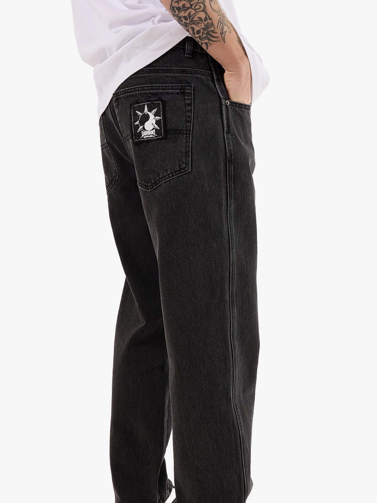 Nuclear Lounger Jean - Used Black - Image 8