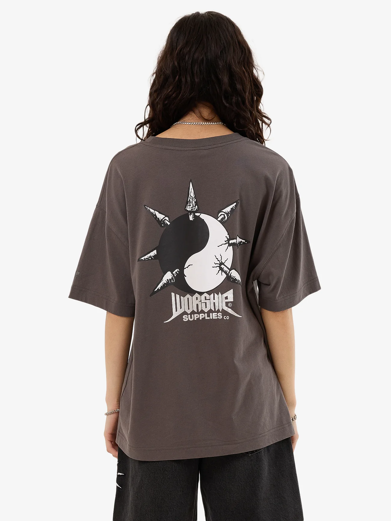 Nuclear Relaxed Fit Tee - Worn Black - Image 2