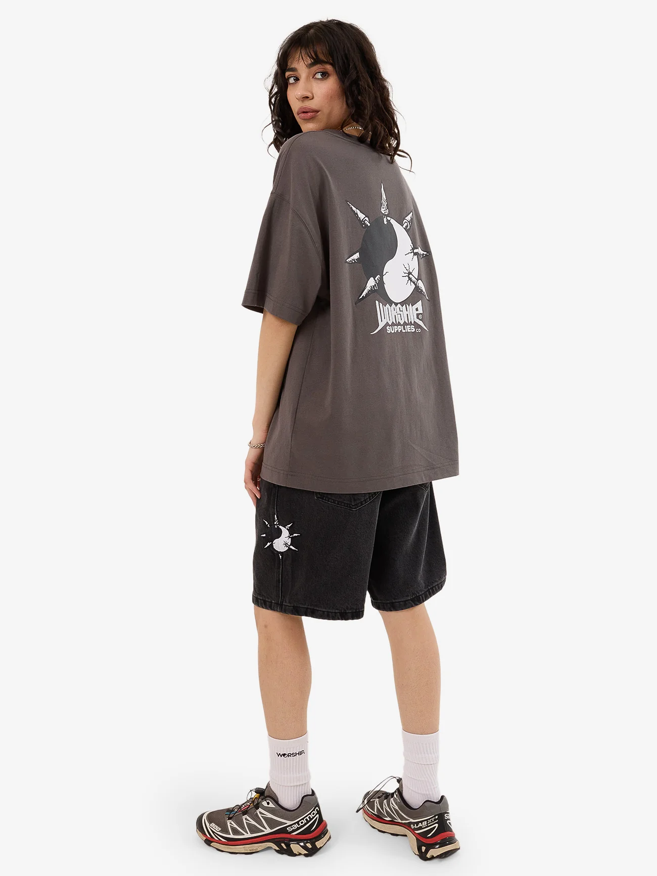 Nuclear Relaxed Fit Tee - Worn Black - Image 6